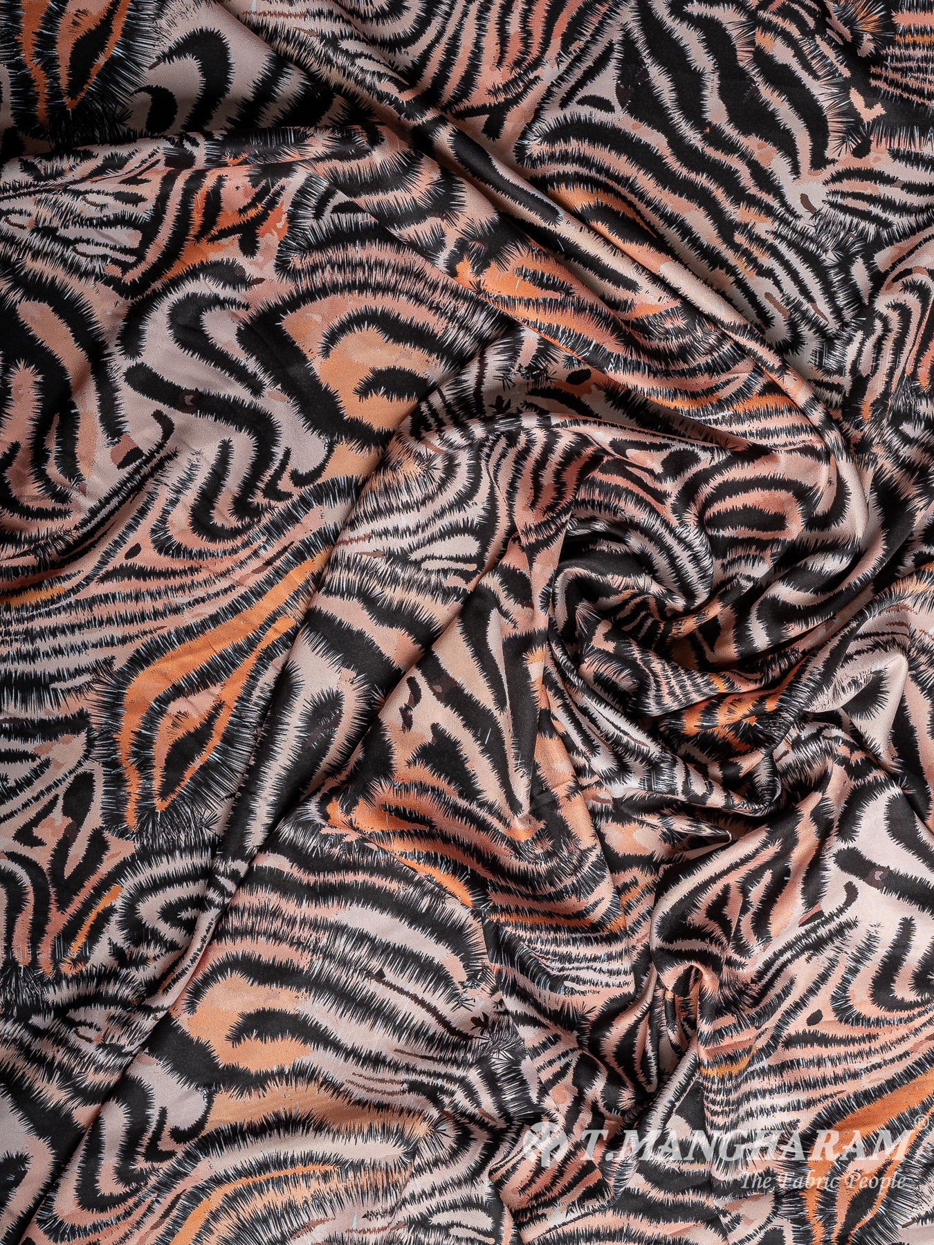 Brown Crepe Fabric - EB8514