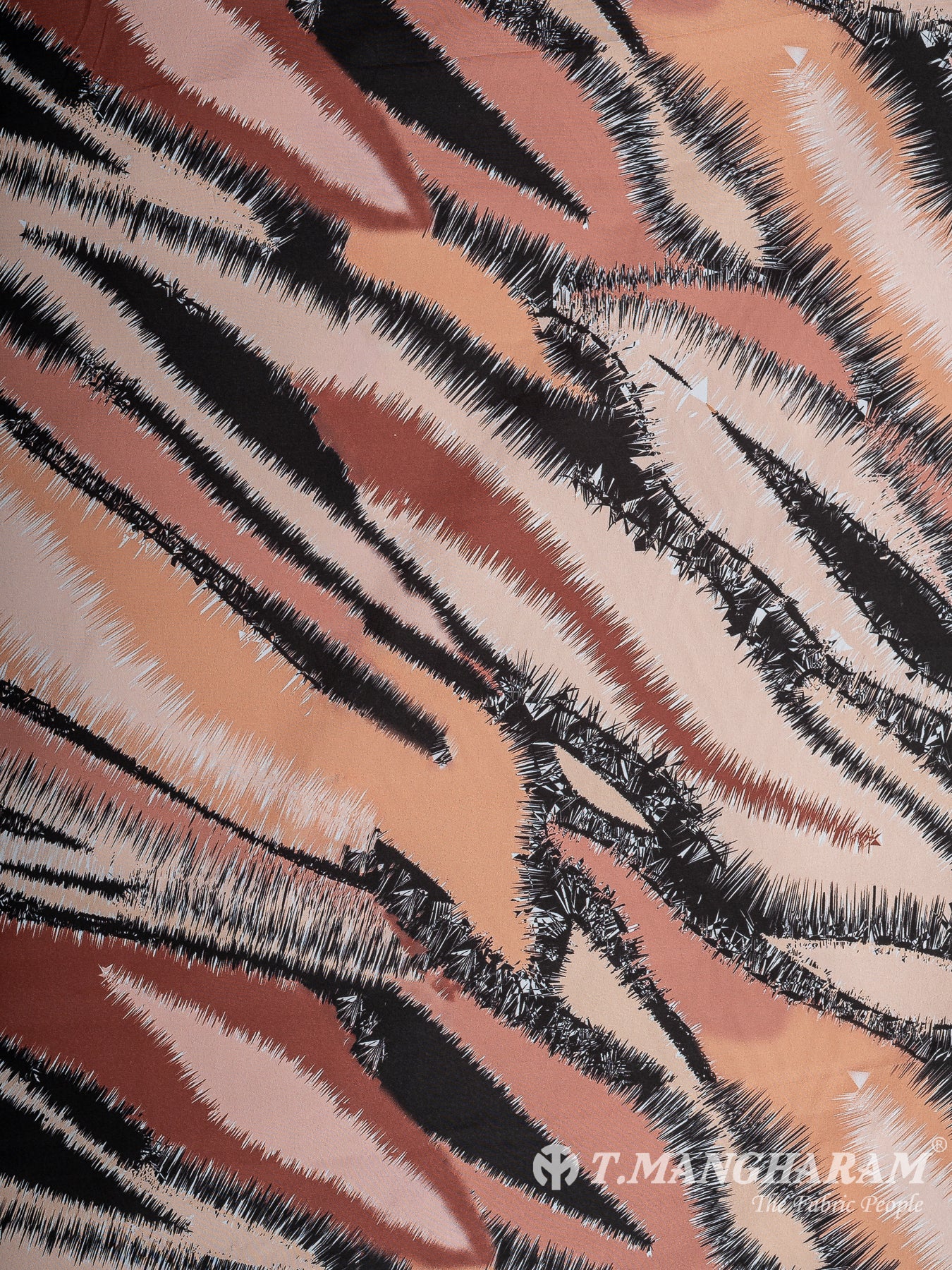 Brown Crepe Fabric - EB8521