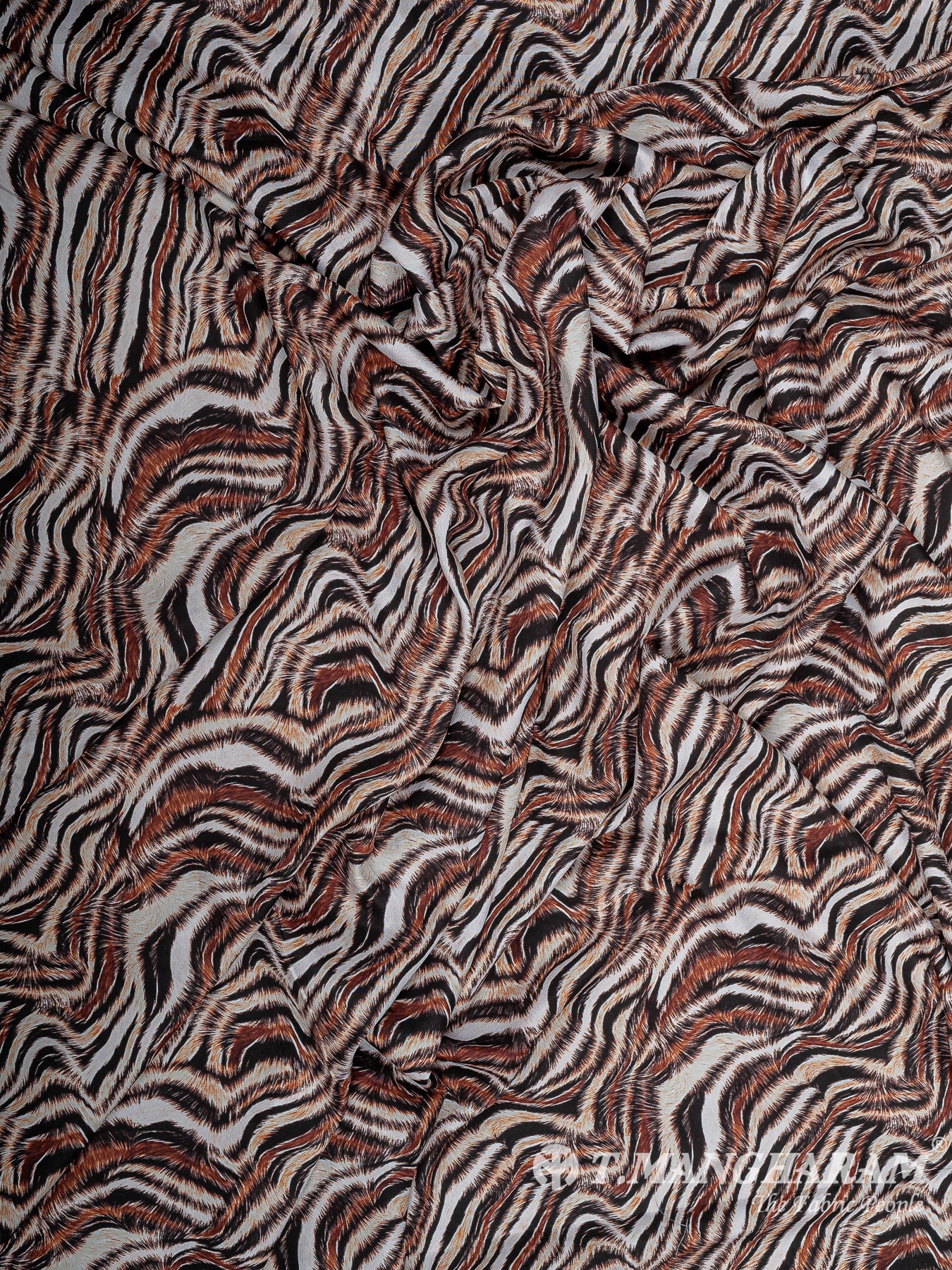 Brown Crepe Fabric - EB8520
