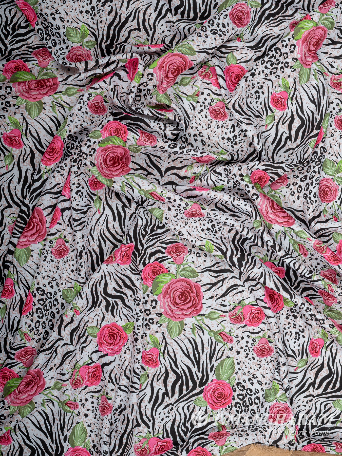 White Crepe Fabric - EB8505
