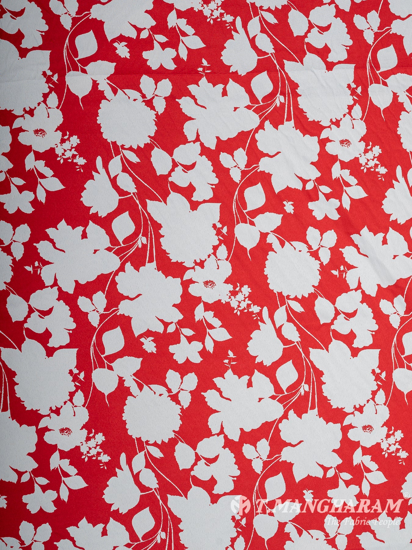 Red Crepe Fabric - EB8497