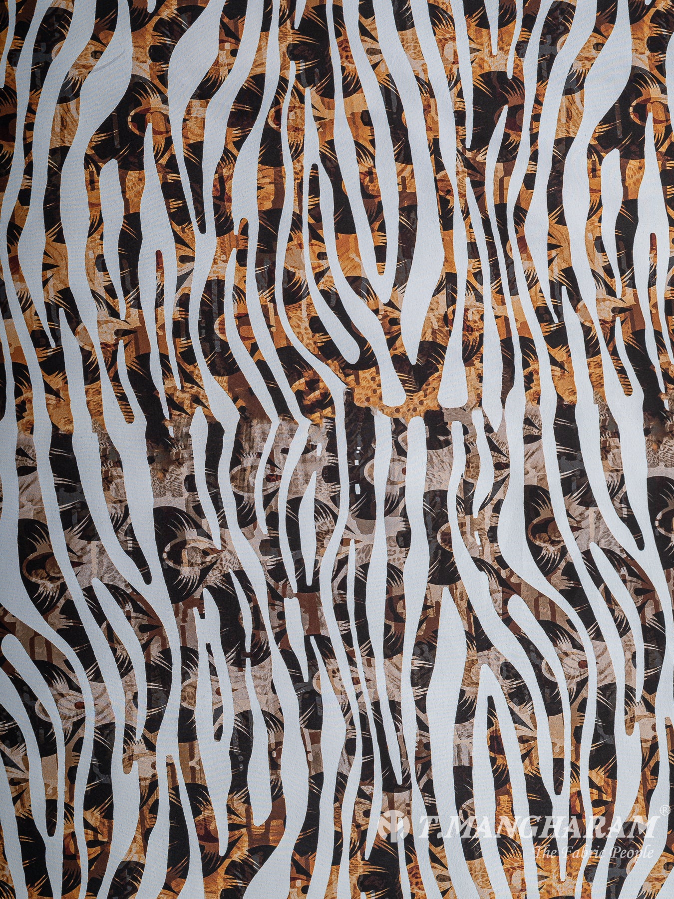 White Crepe Fabric - EB8508