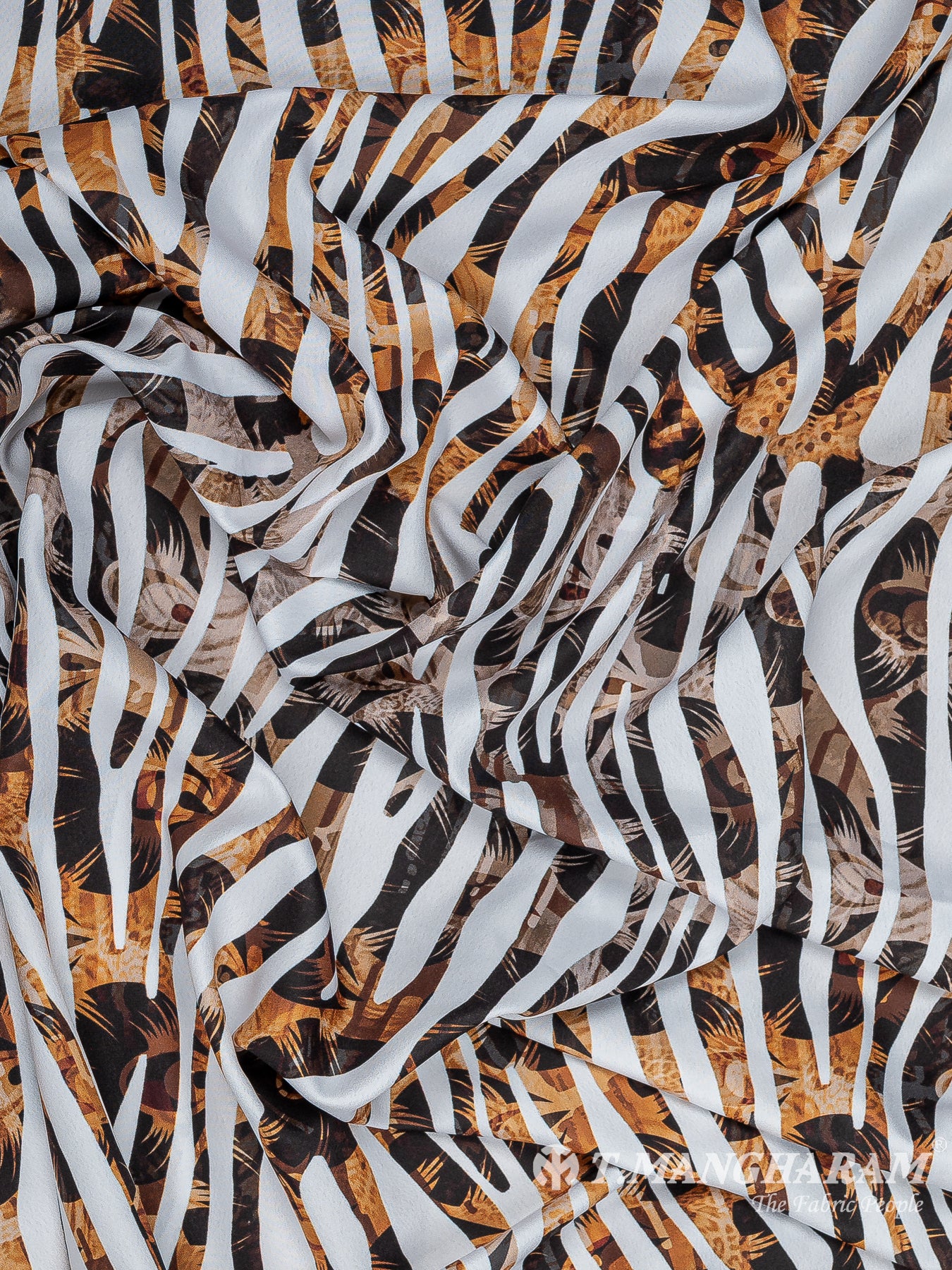 White Crepe Fabric - EB8508