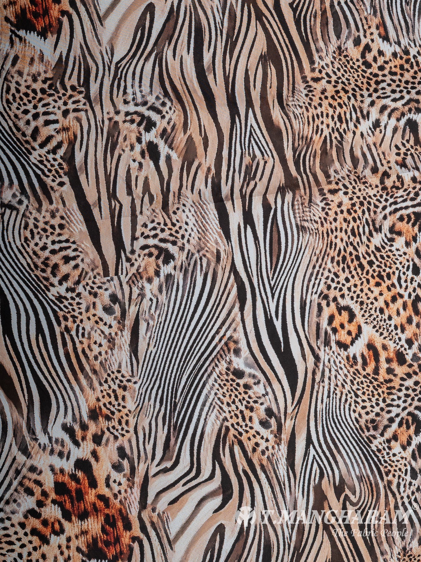Brown Crepe Fabric - EB8513