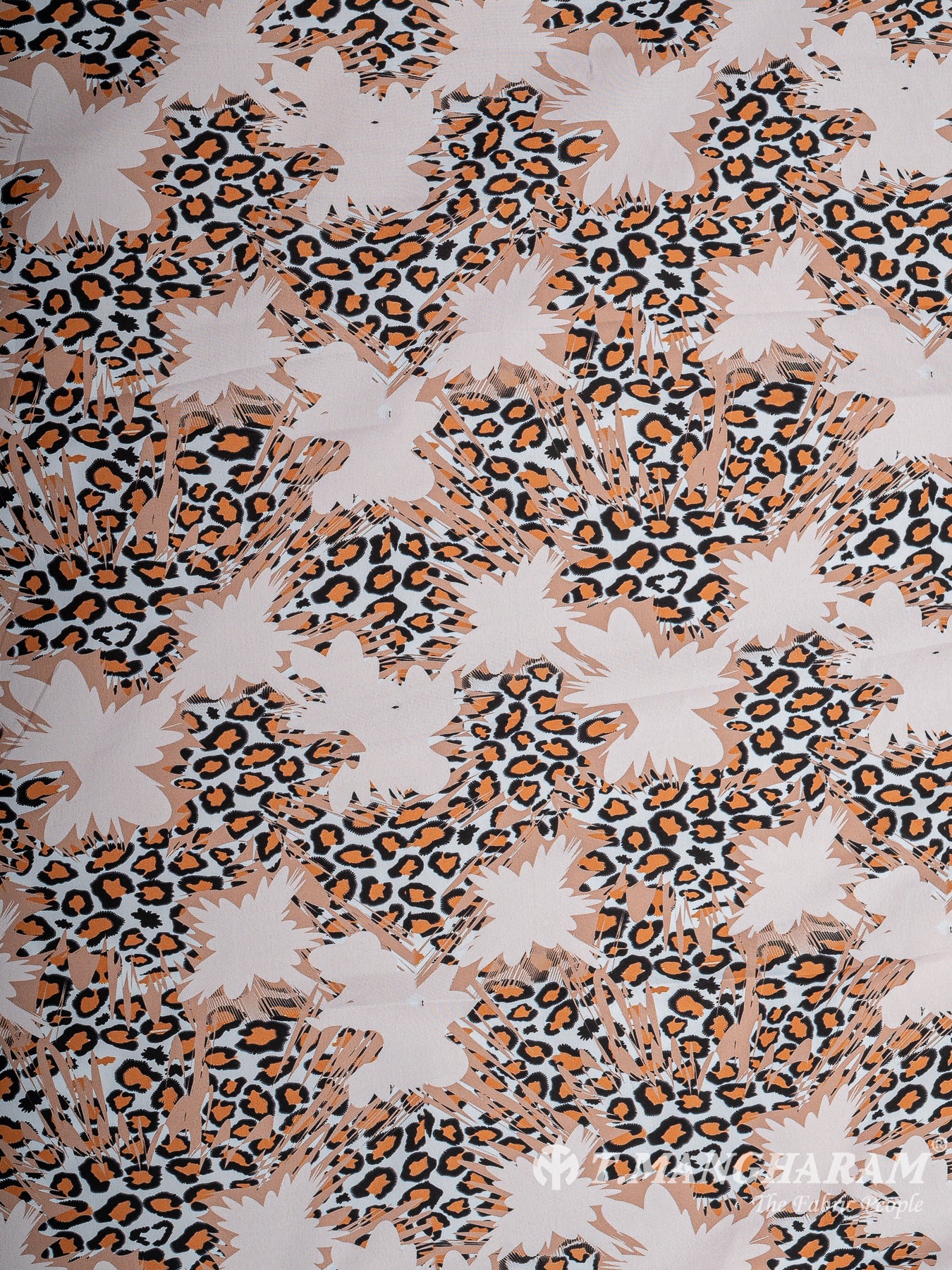 White Crepe Fabric - EB8504