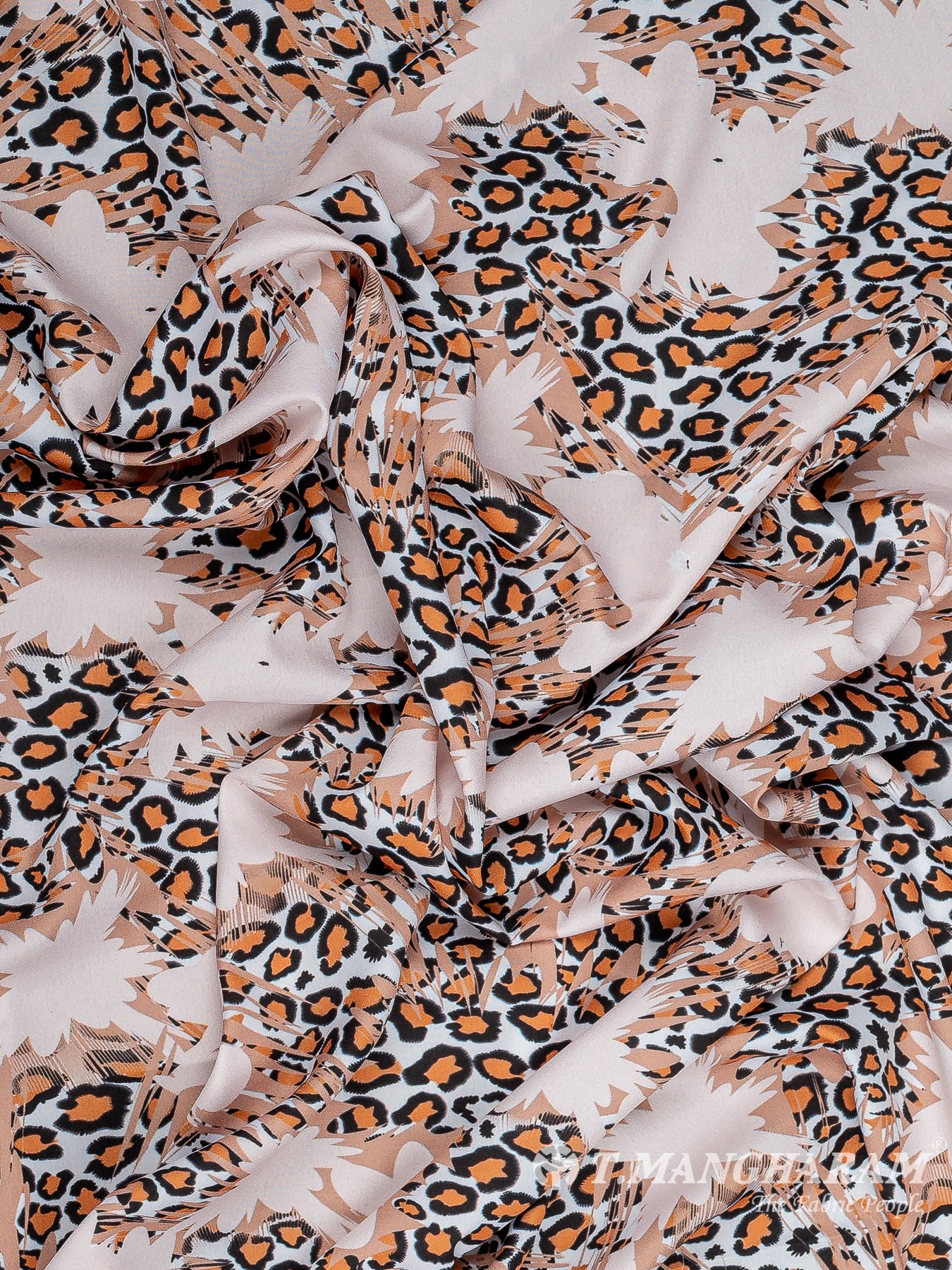 White Crepe Fabric - EB8504