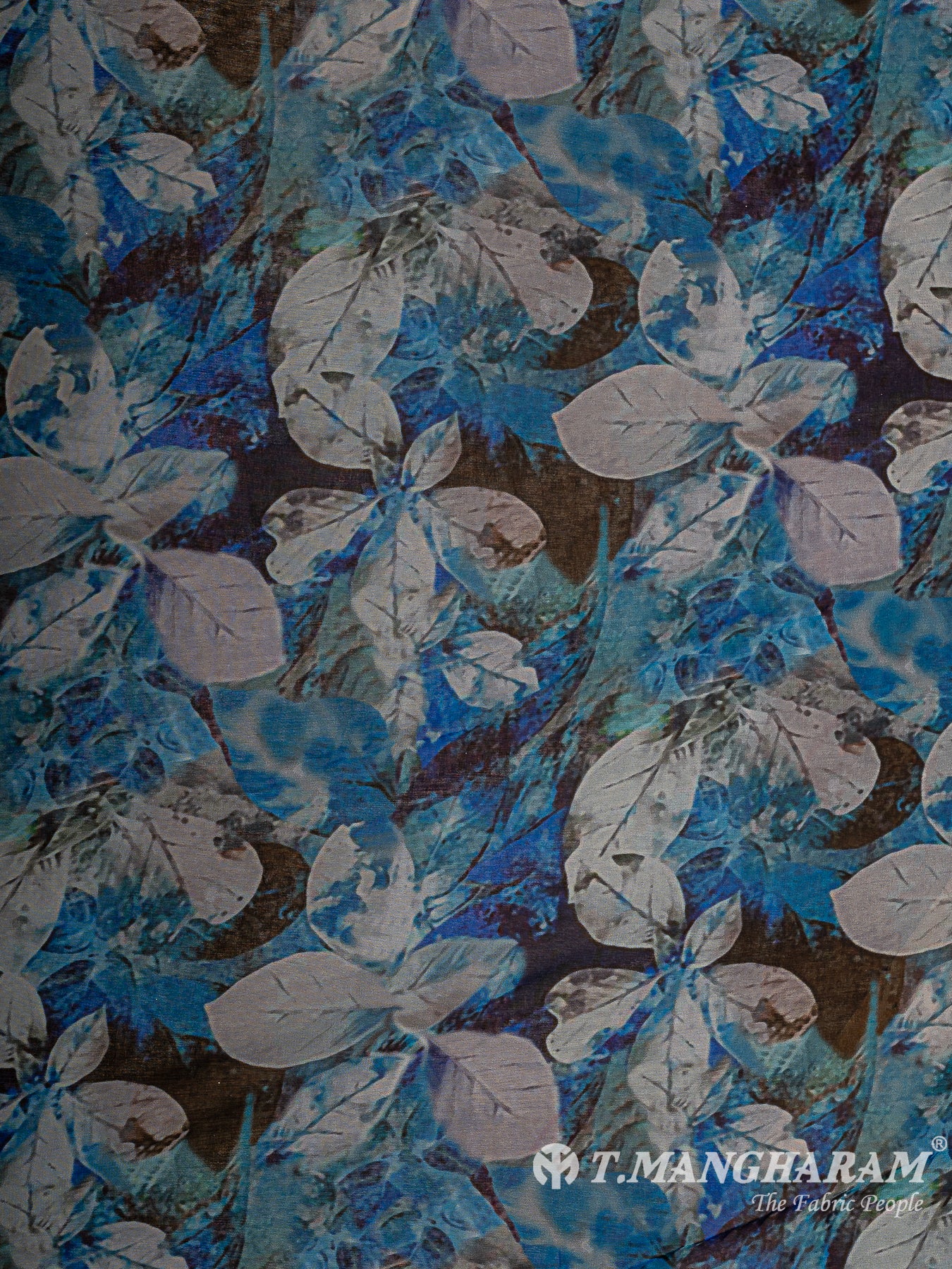 Blue Georgette Fabric - EB8416