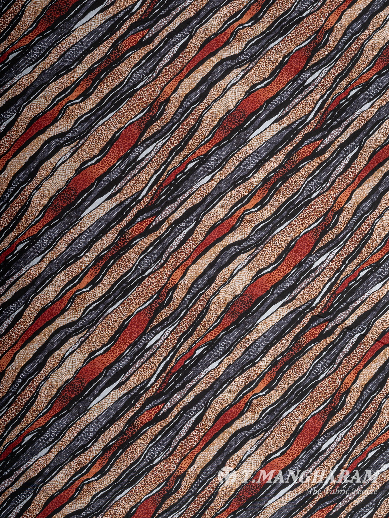Multicolor Crepe Fabric - EB8503