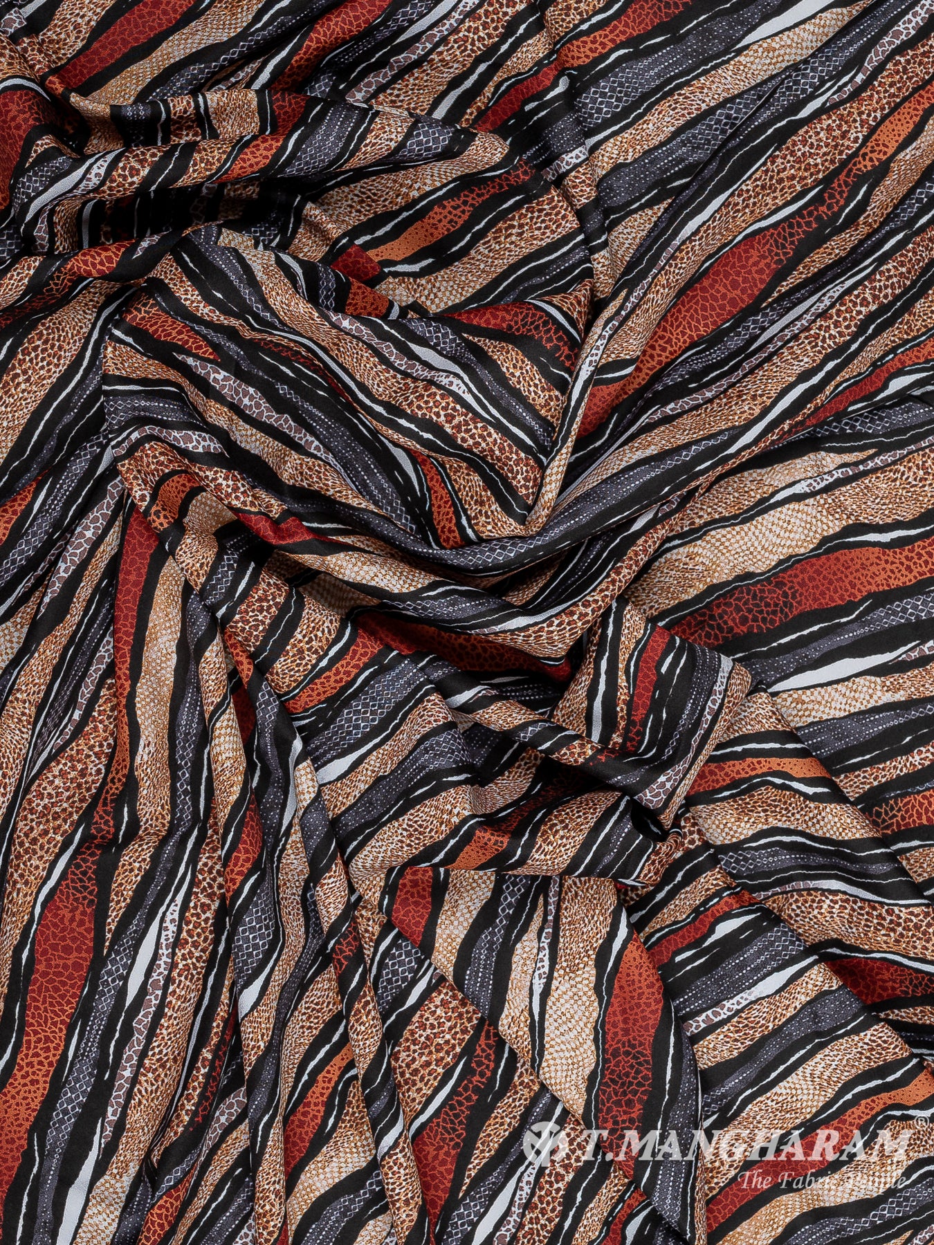 Multicolor Crepe Fabric - EB8503