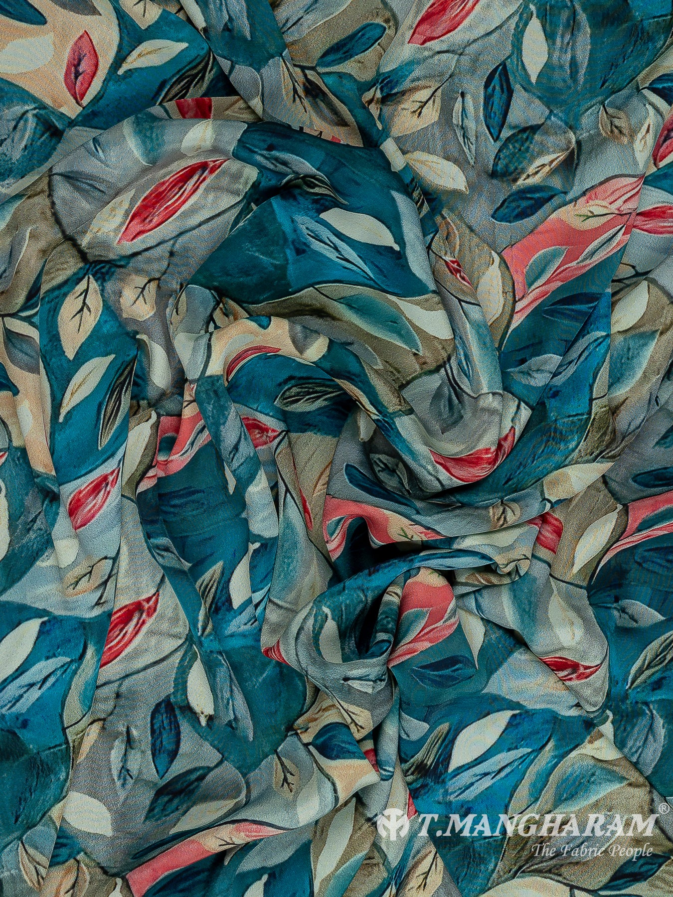 Blue Georgette Fabric - EC11420