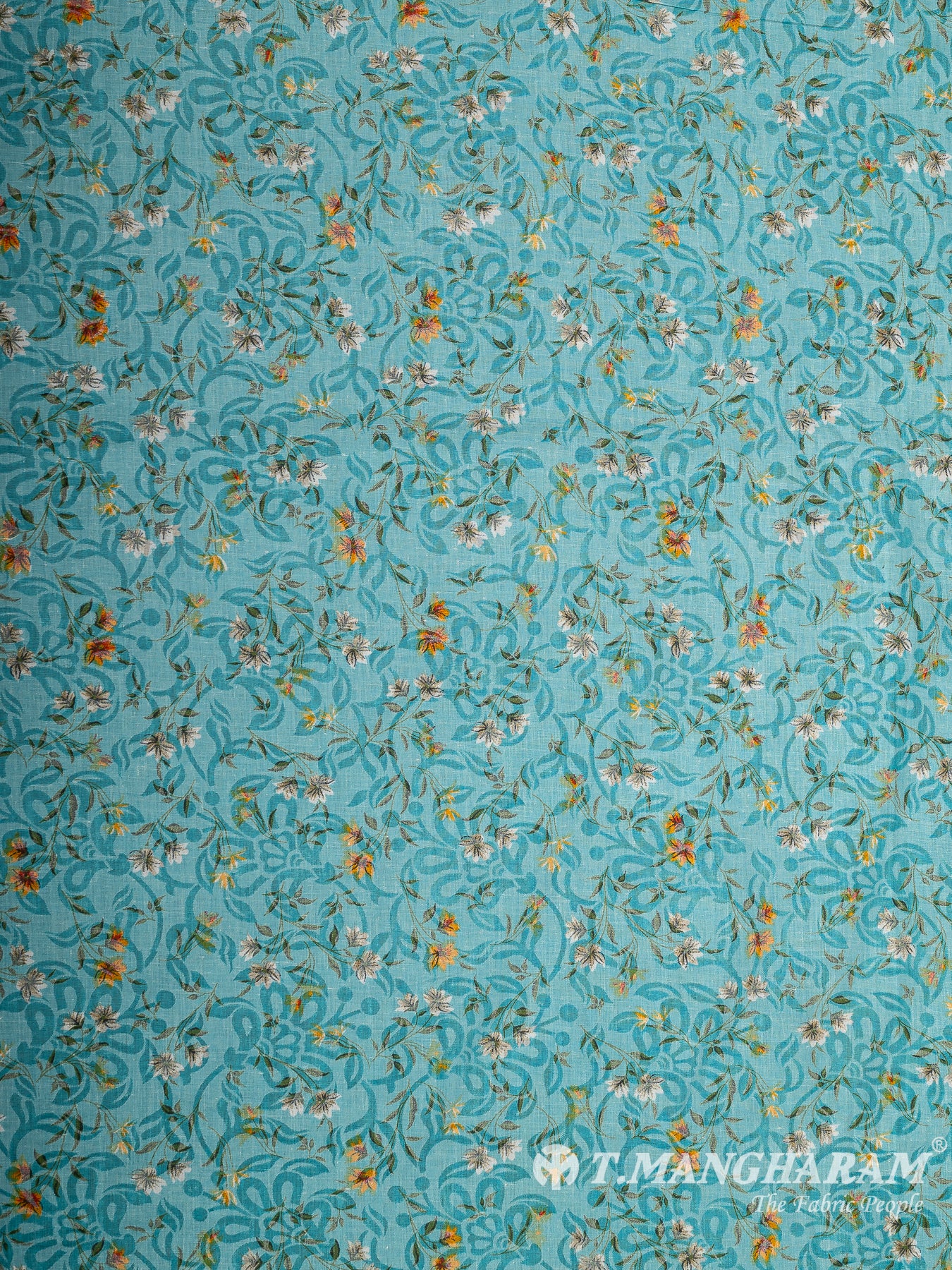 Blue Cotton Fabric - EC11516