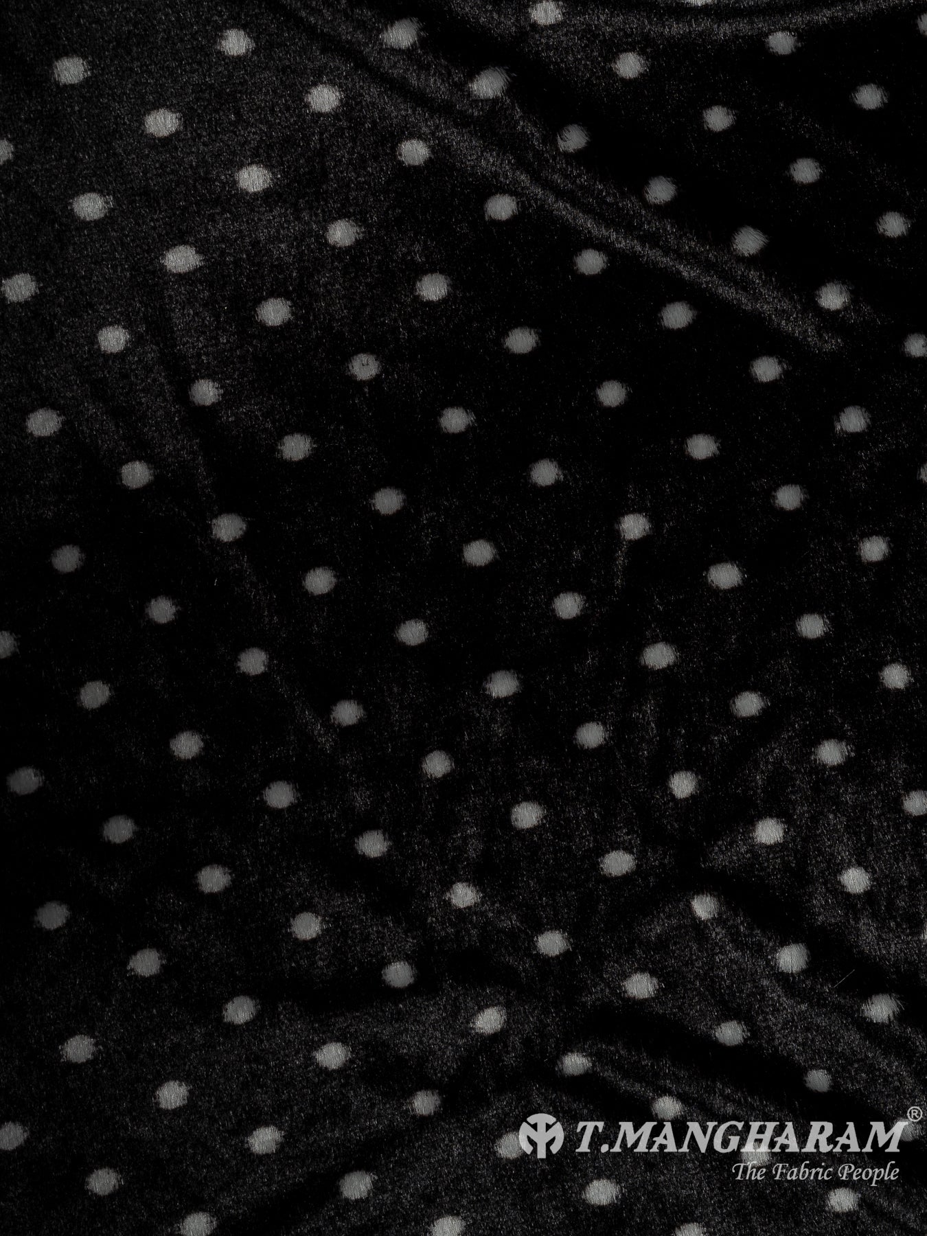 Black Fur Fabric - EC11537