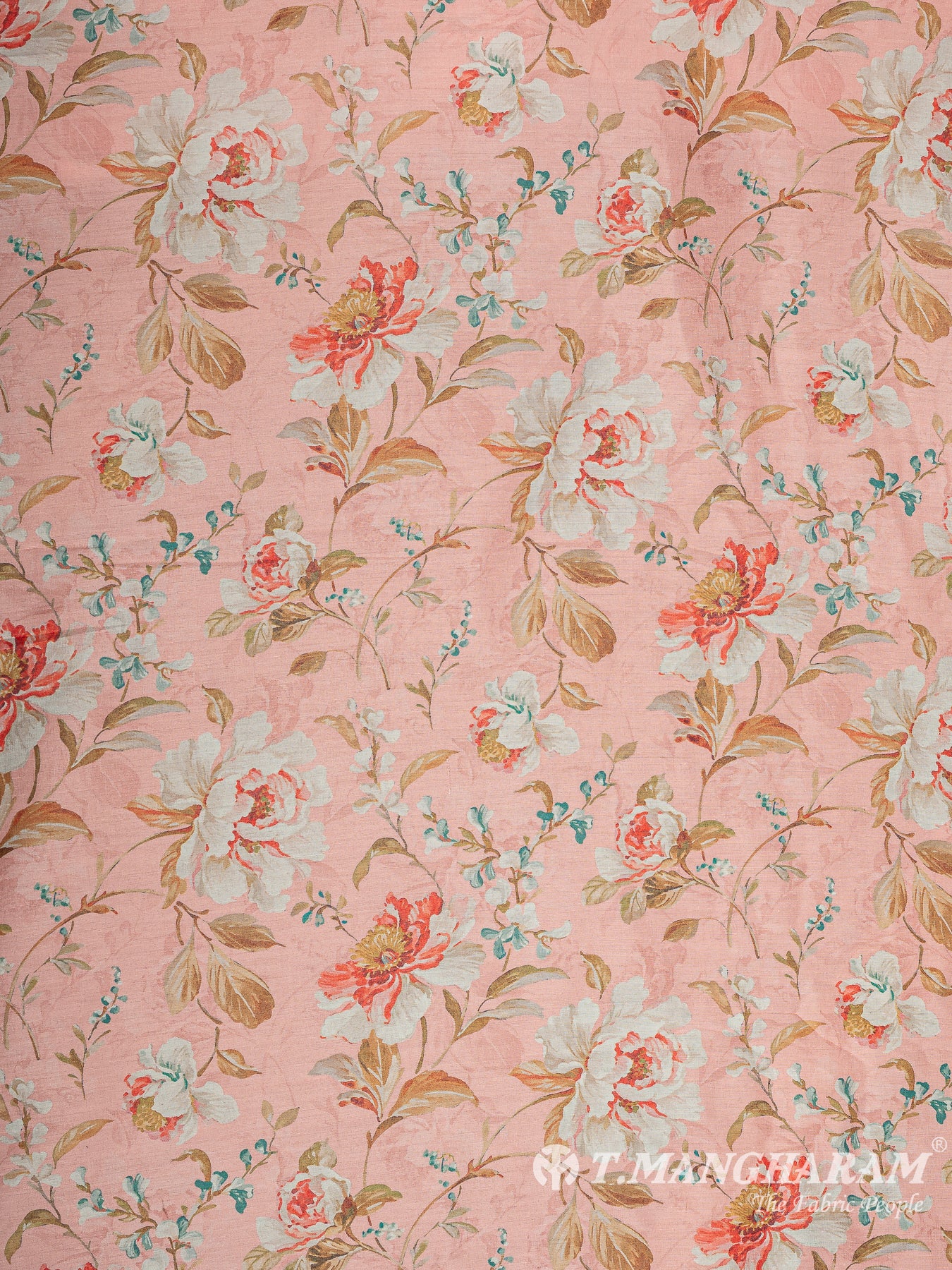 Peach Cotton Fabric - EC11699