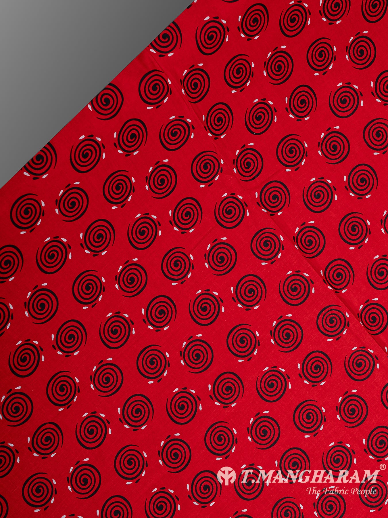 Red Cotton Fabric - EA3815 view-2