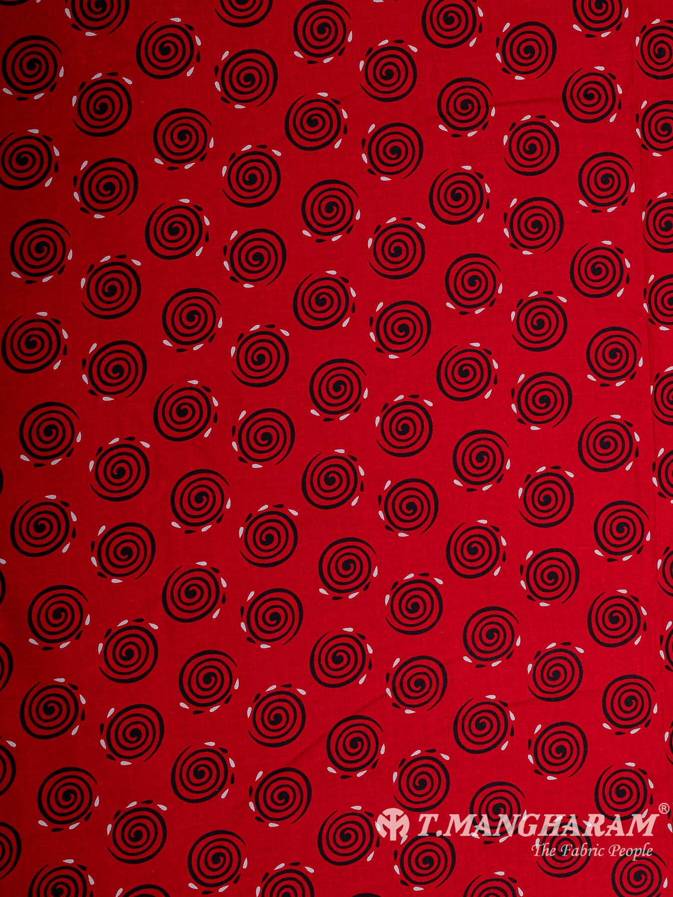 Red Cotton Fabric - EA3815 view-3