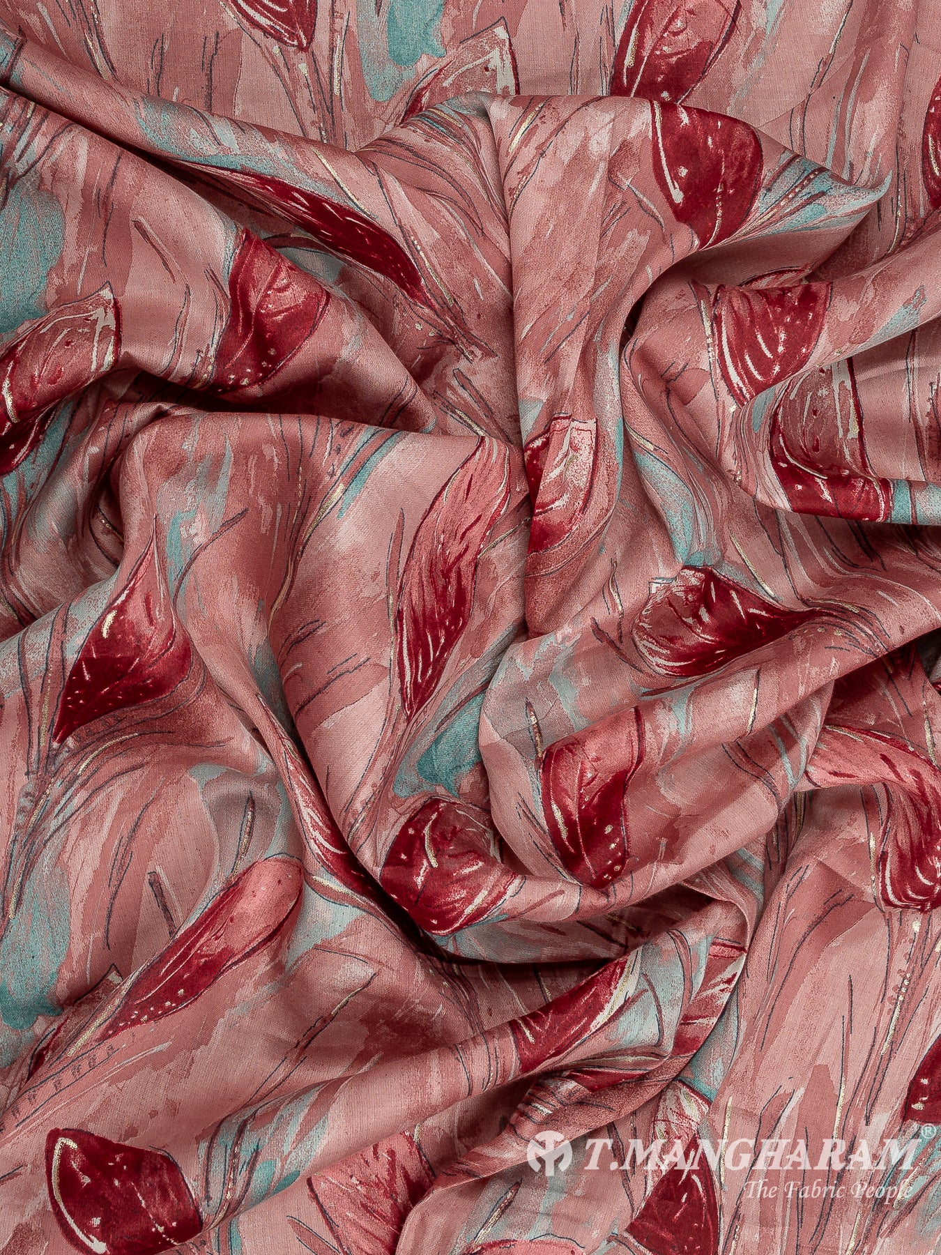Peach Cotton Fabric - EA3808 view-4