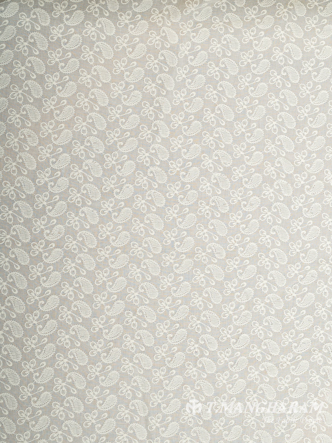 Cream Cotton Fabric - EC11878