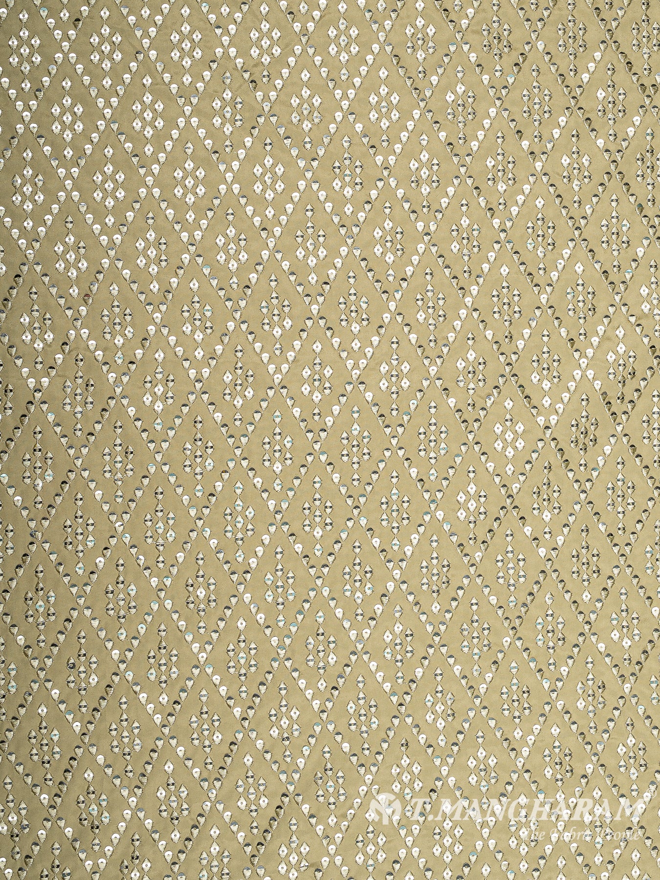 Beige Satin Fabric - EB8910