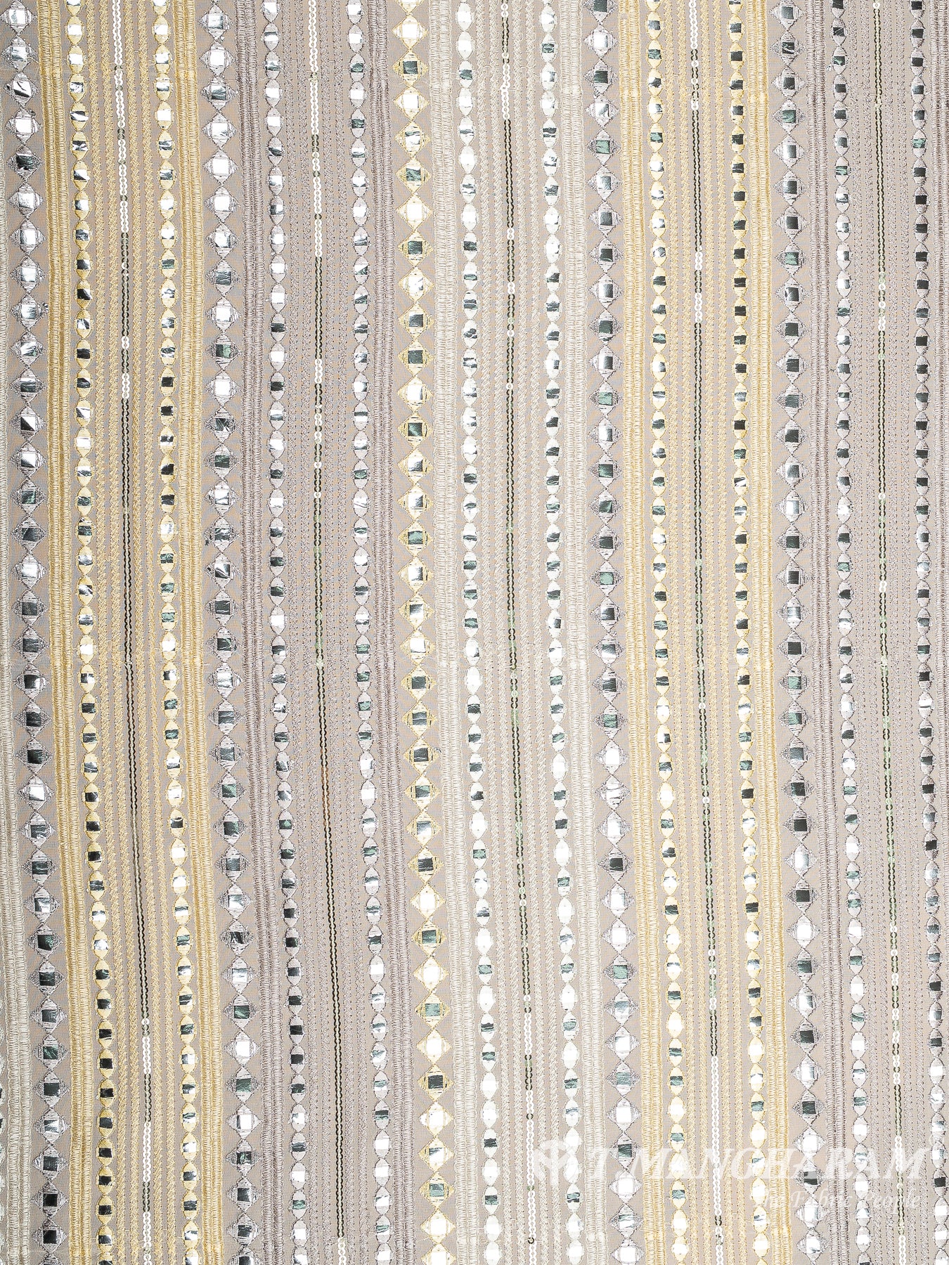 Beige Georgette Fabric - EB8173