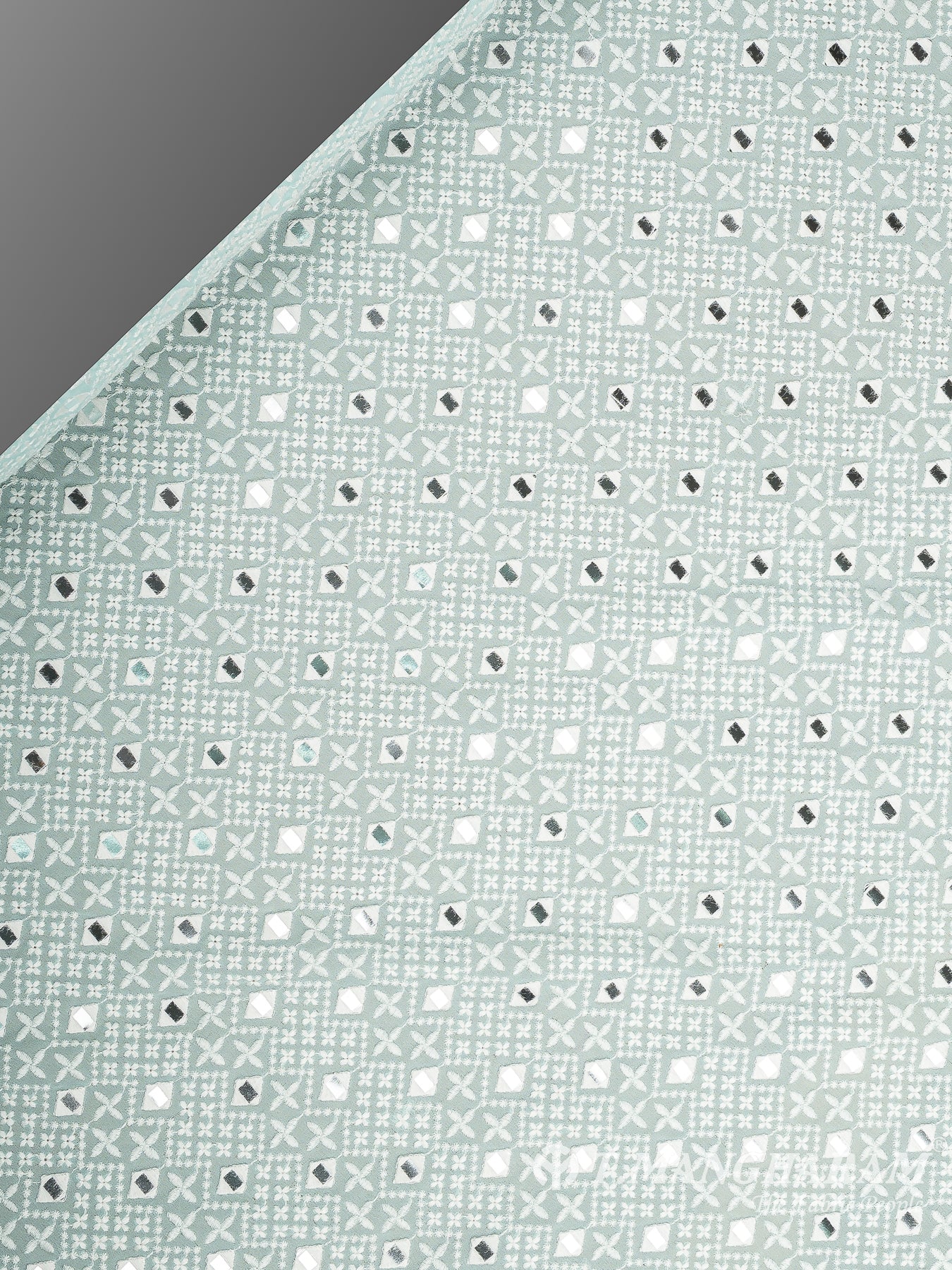 Green Satin Fabric - EB8908