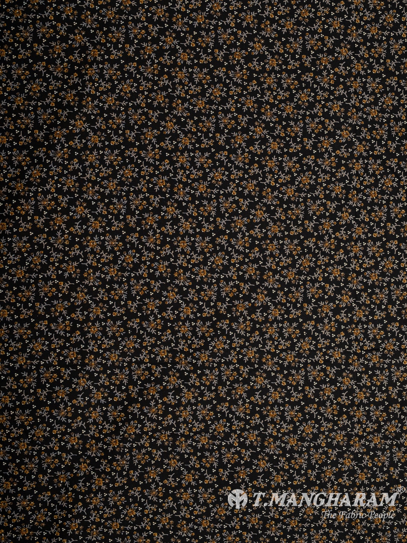 Black Cotton Fabric - EC11988