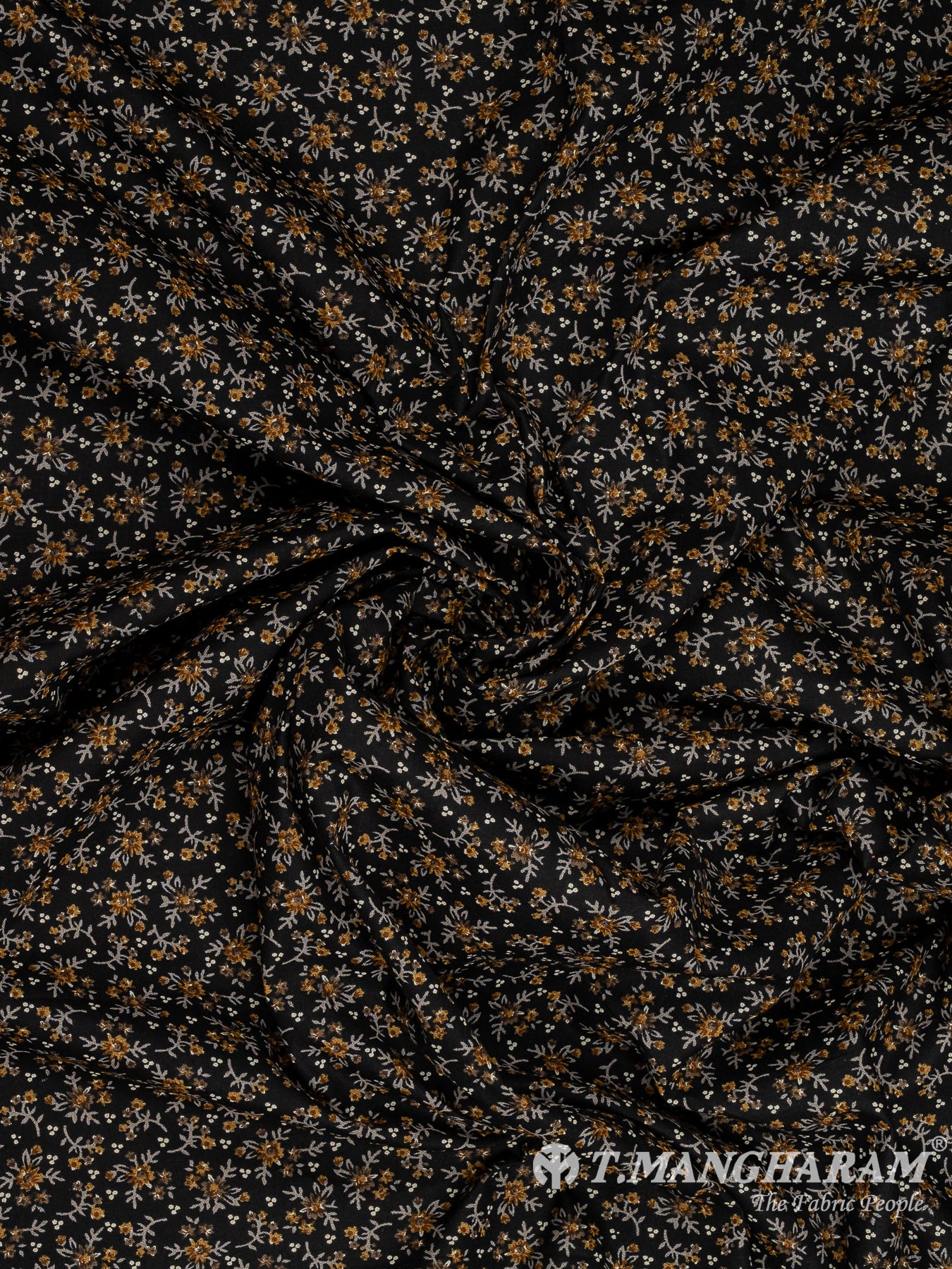 Black Cotton Fabric - EC11988