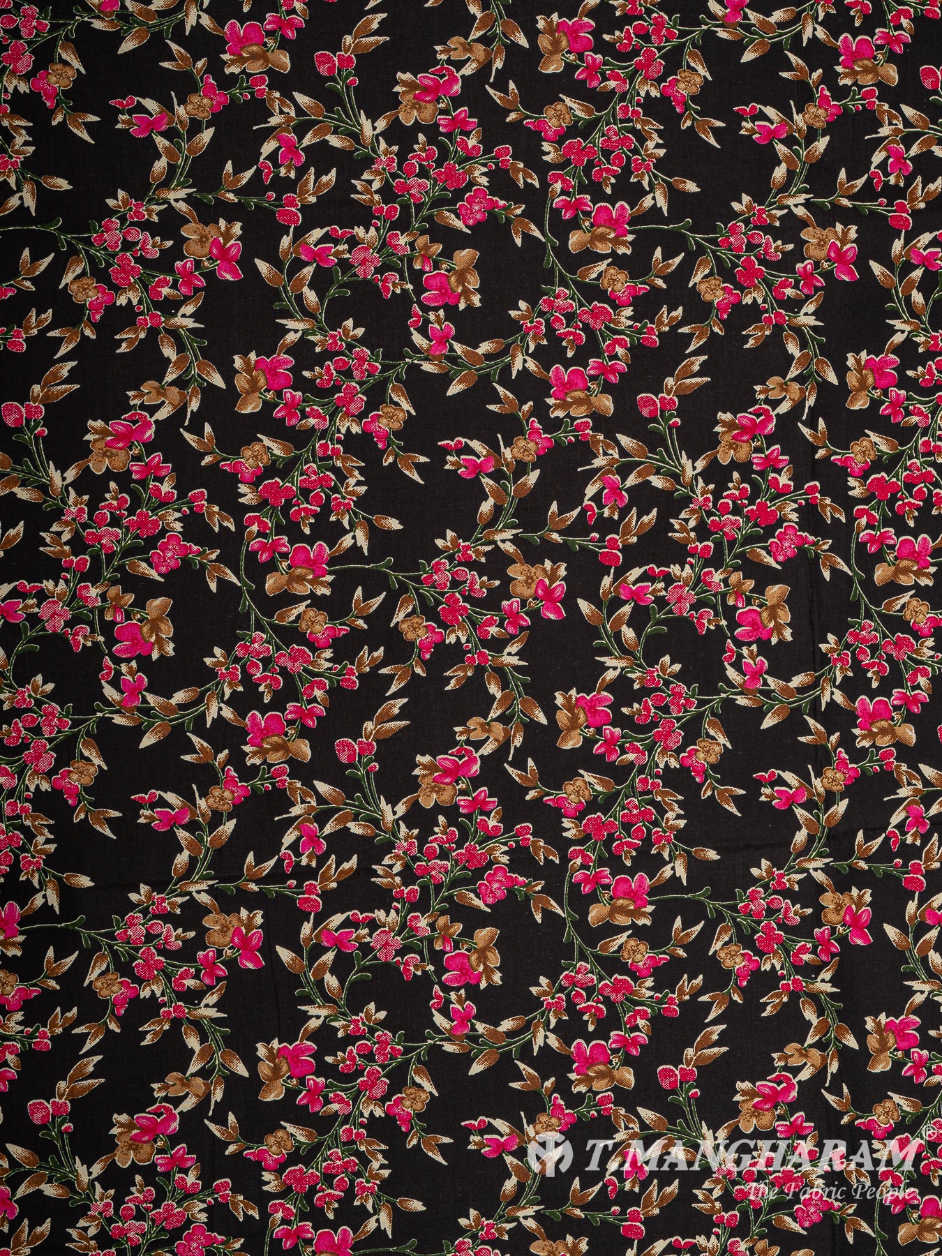 Black Cotton Fabric - EC11986