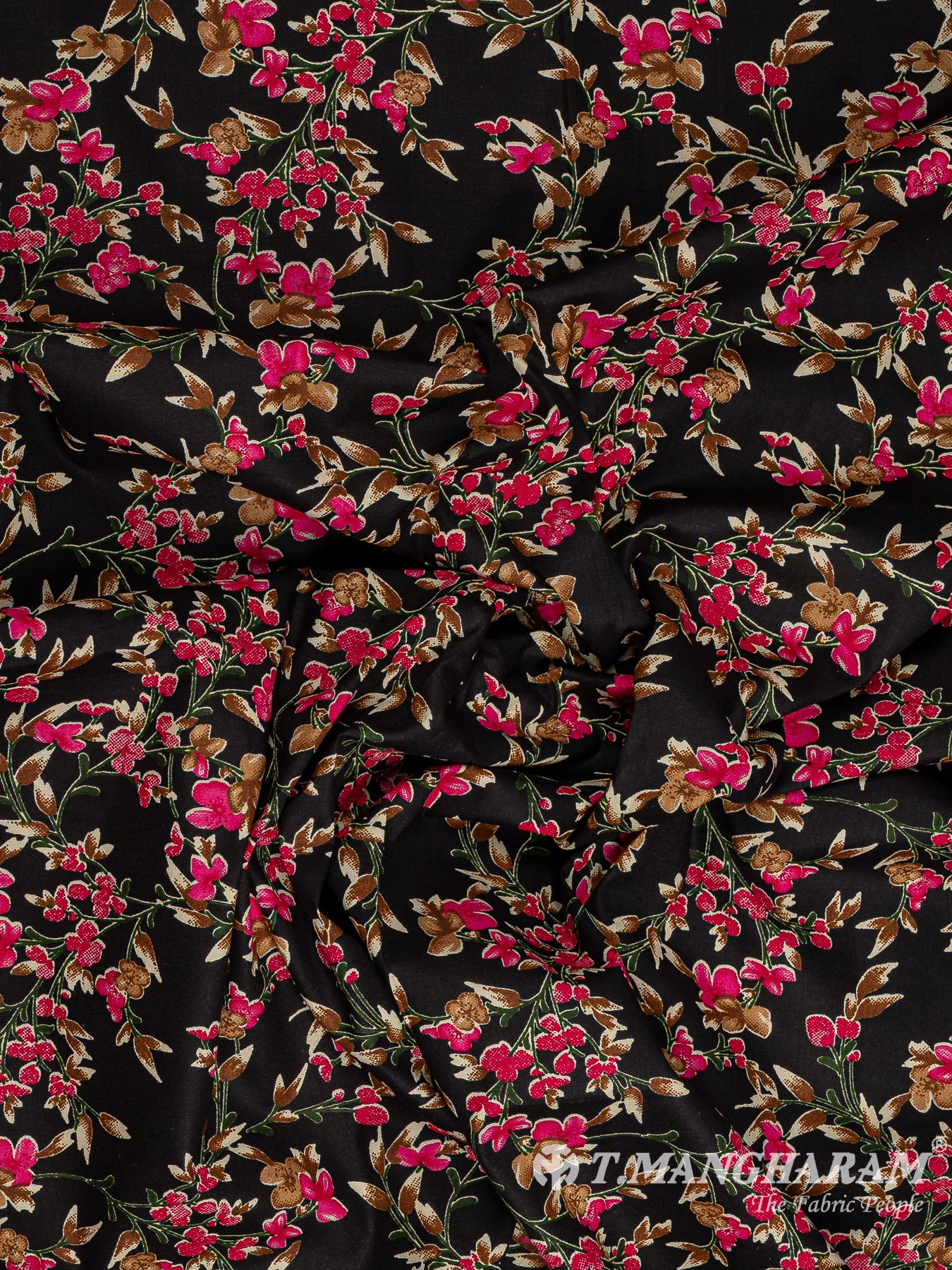 Black Cotton Fabric - EC11986