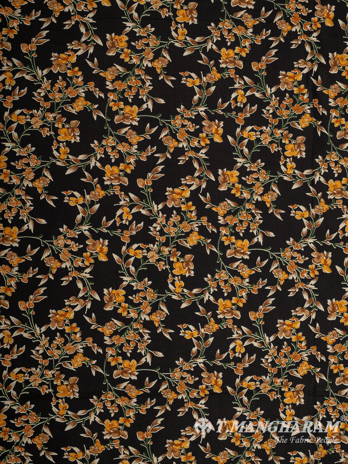 Black Cotton Fabric - EC11985