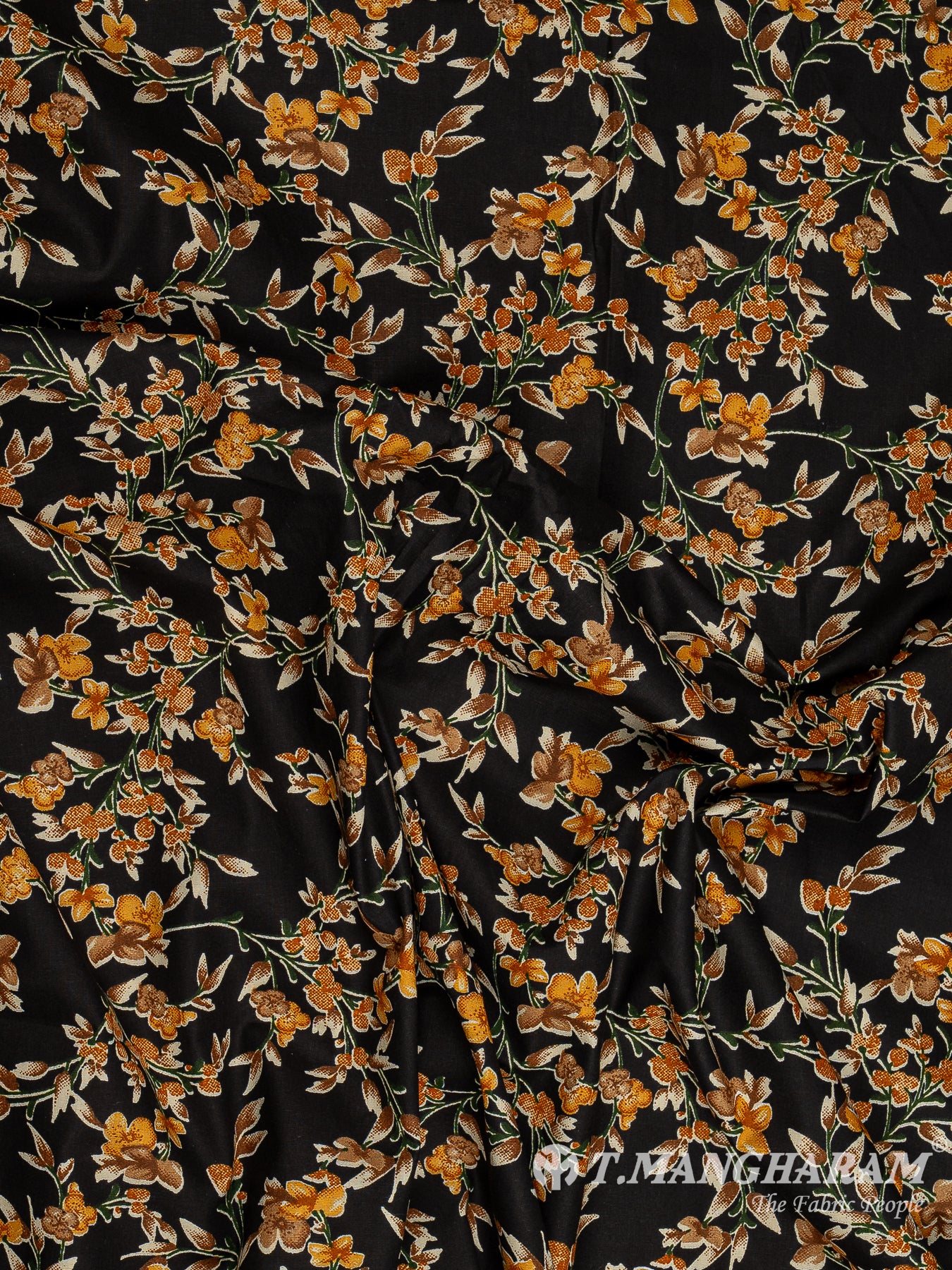 Black Cotton Fabric - EC11985