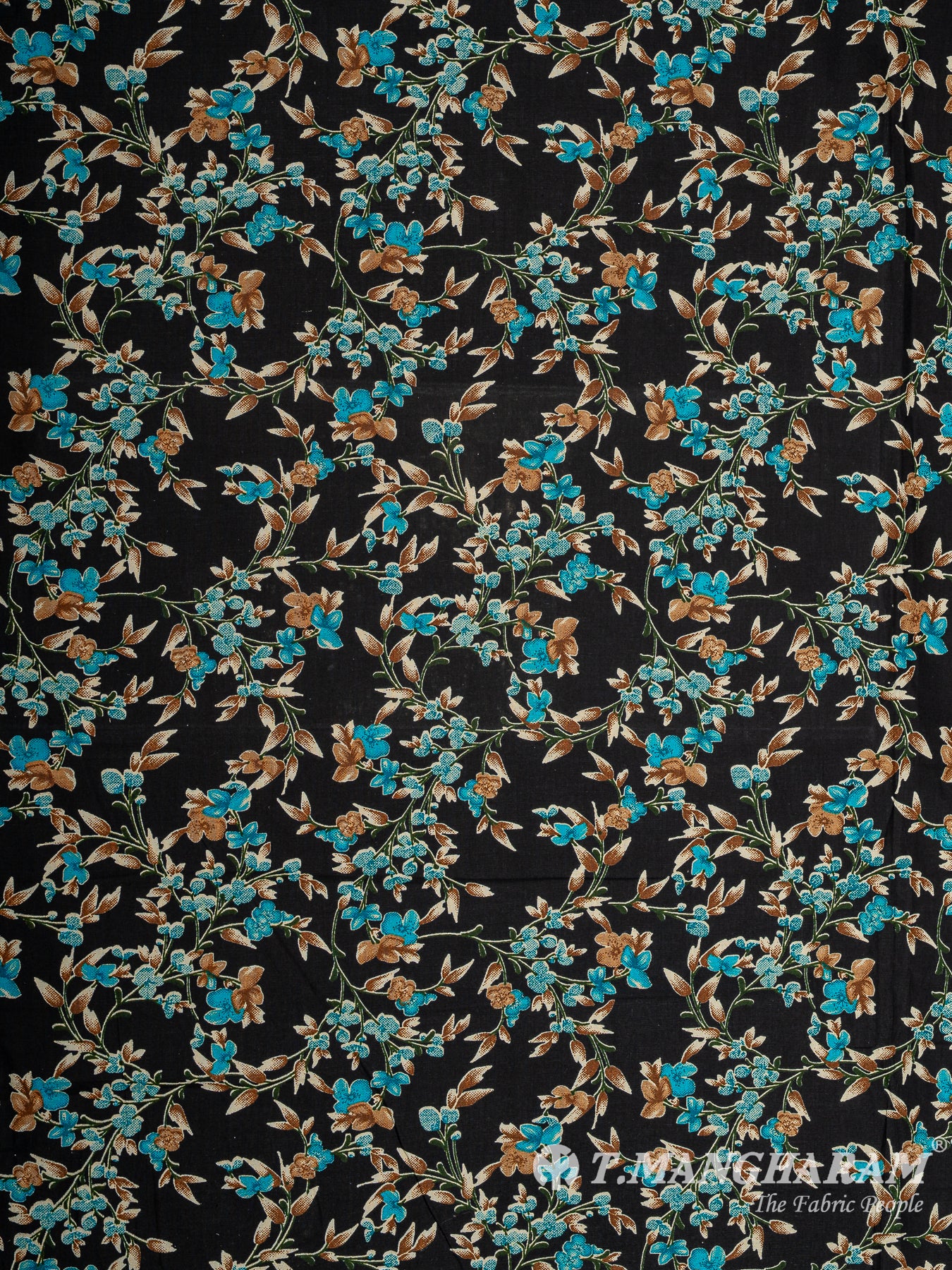 Black Cotton Fabric - EC11983