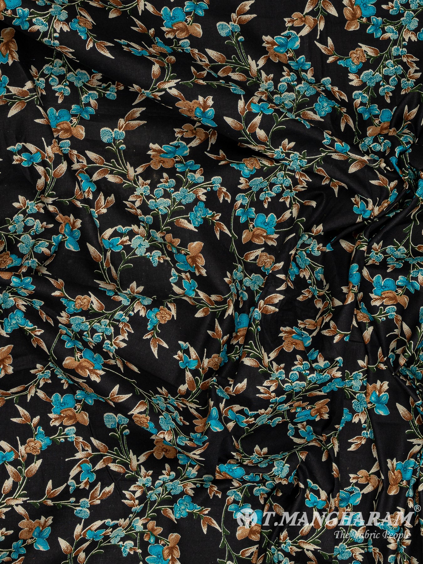 Black Cotton Fabric - EC11983