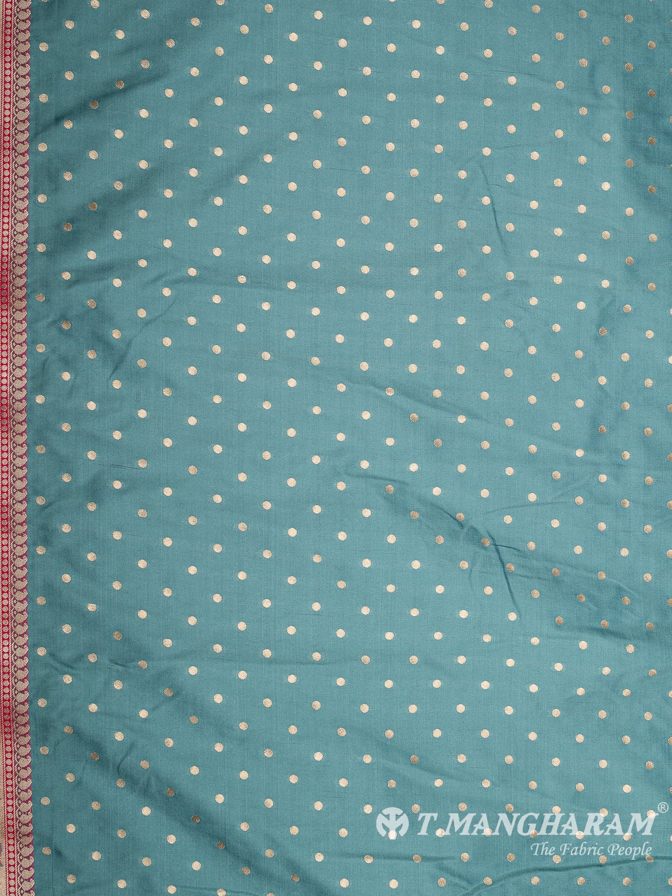 Blue Banaras Fabric - EC11948