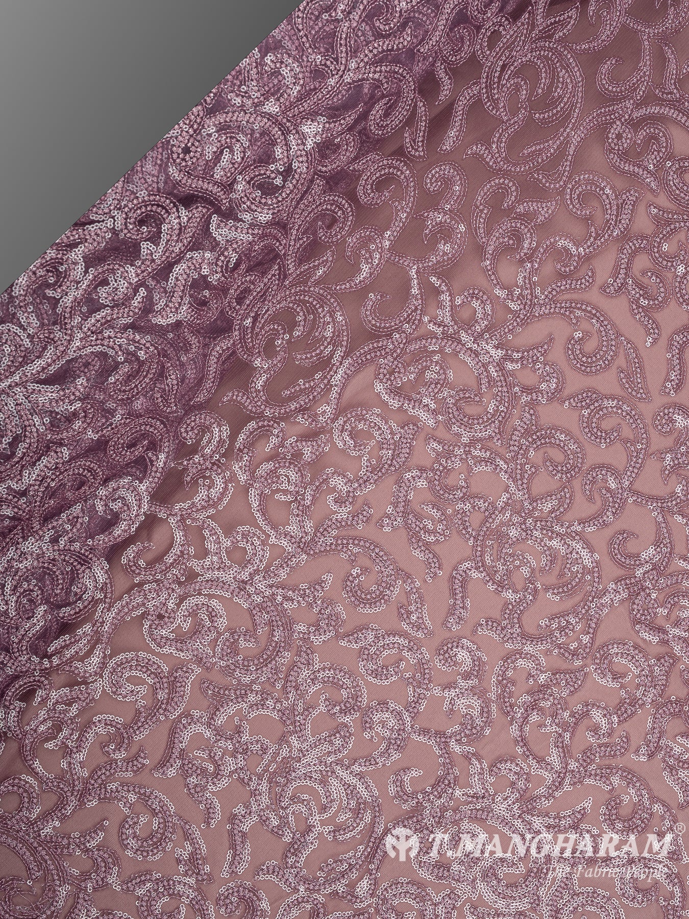 Violet Fancy Net Fabric - EB9029