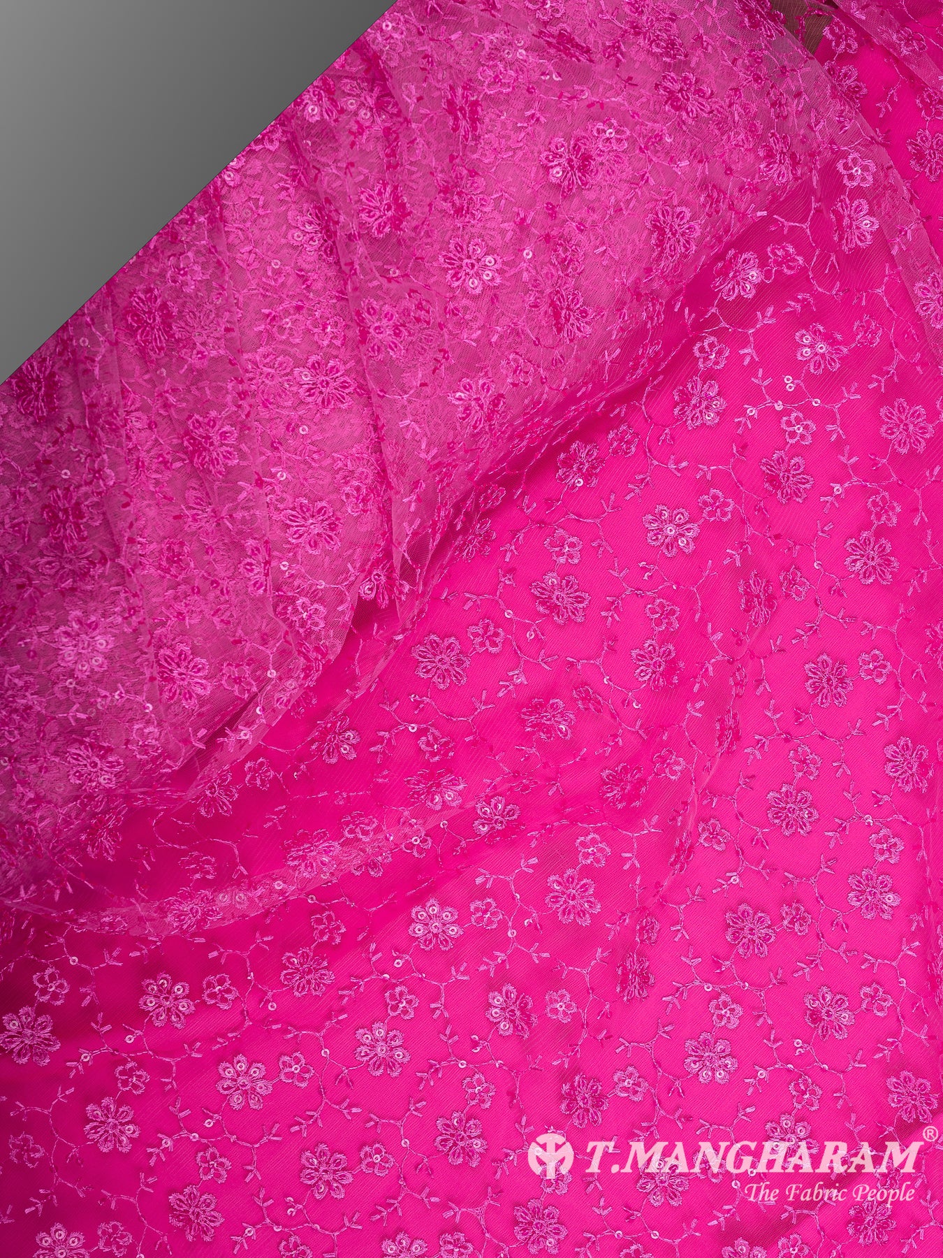 Pink Fancy Net Fabric - EB9390