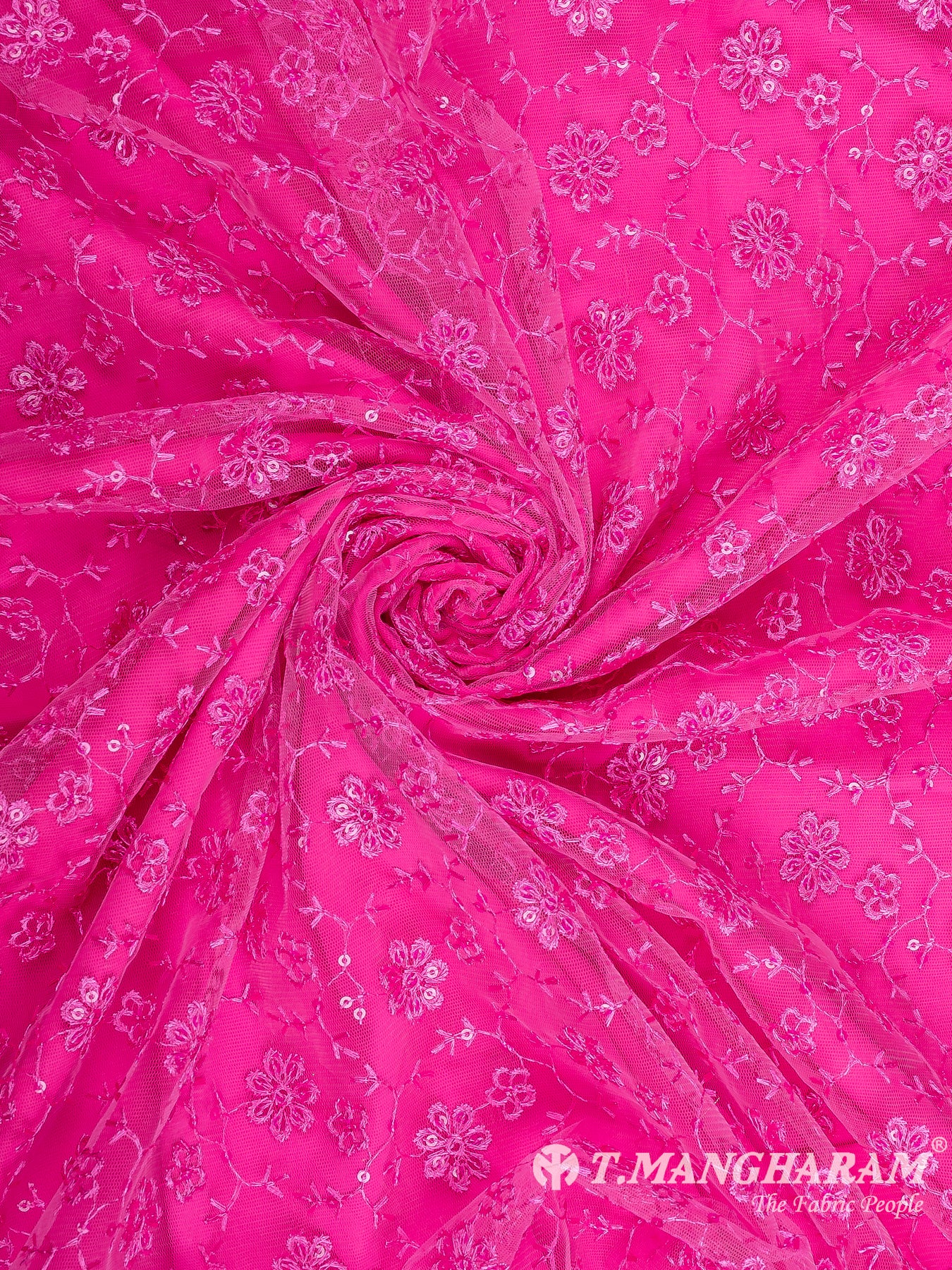 Pink Fancy Net Fabric - EB9390