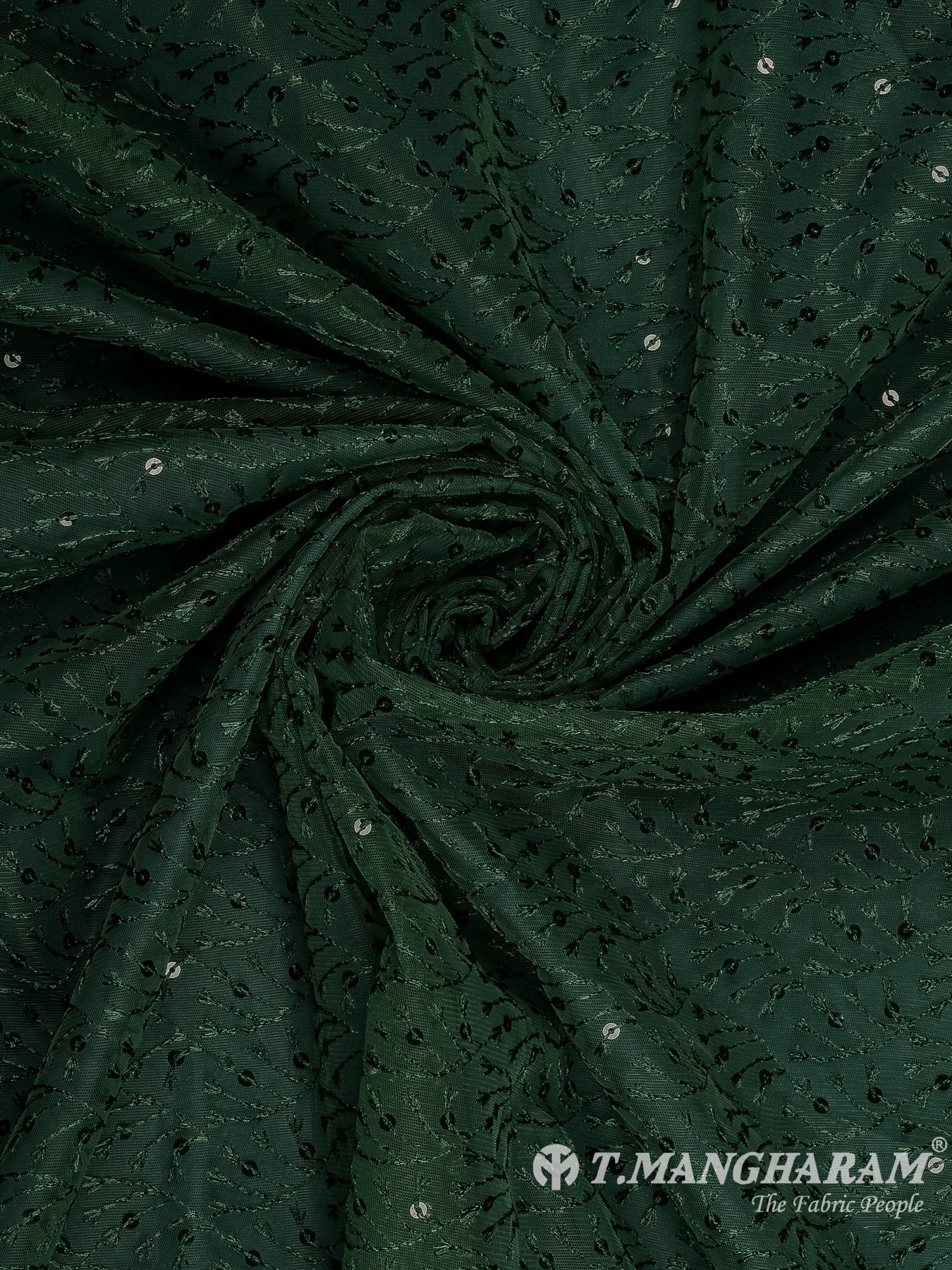 Green Fancy Net Fabric - EB9524