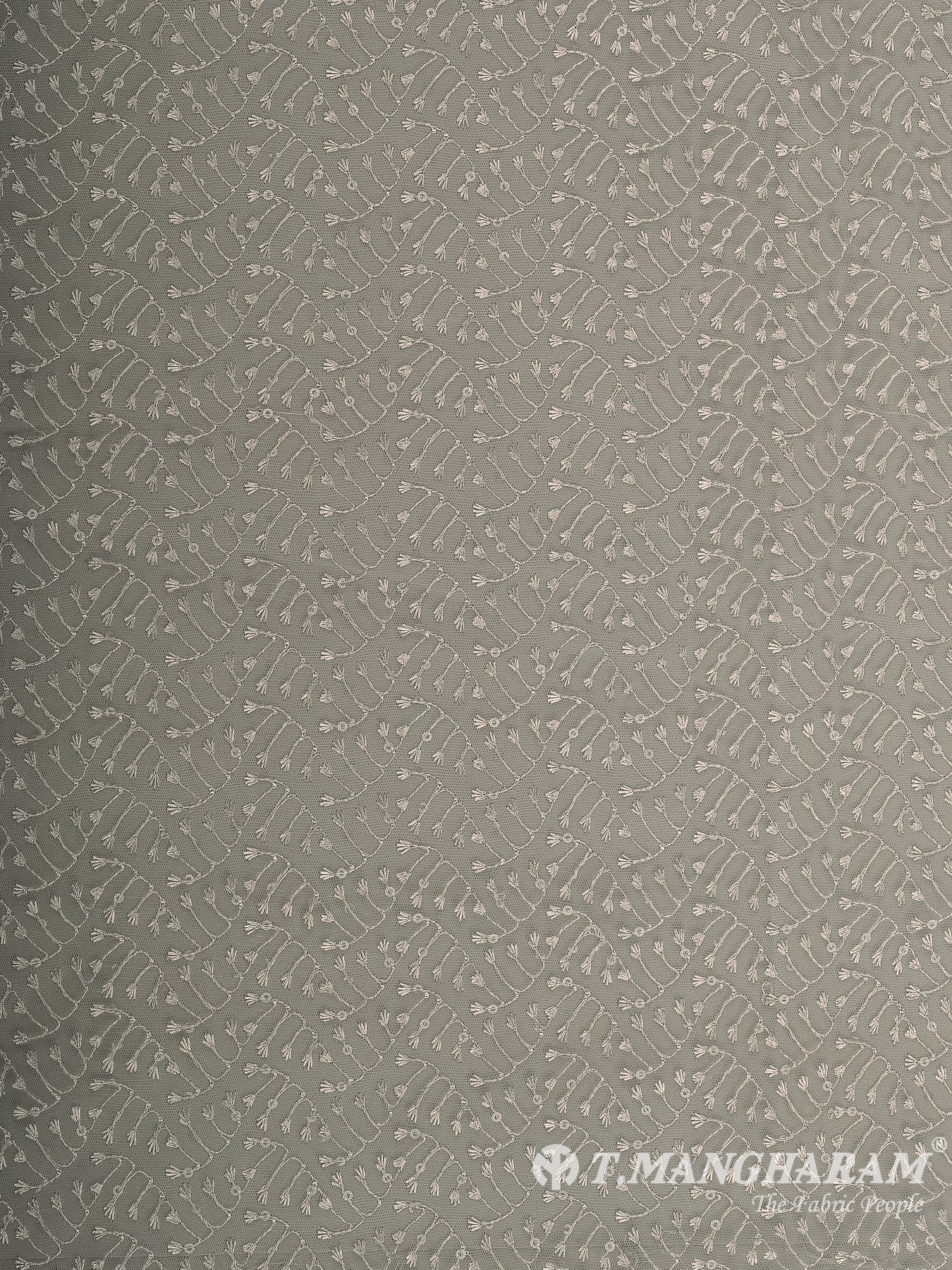Beige Fancy Net Fabric - EB9521