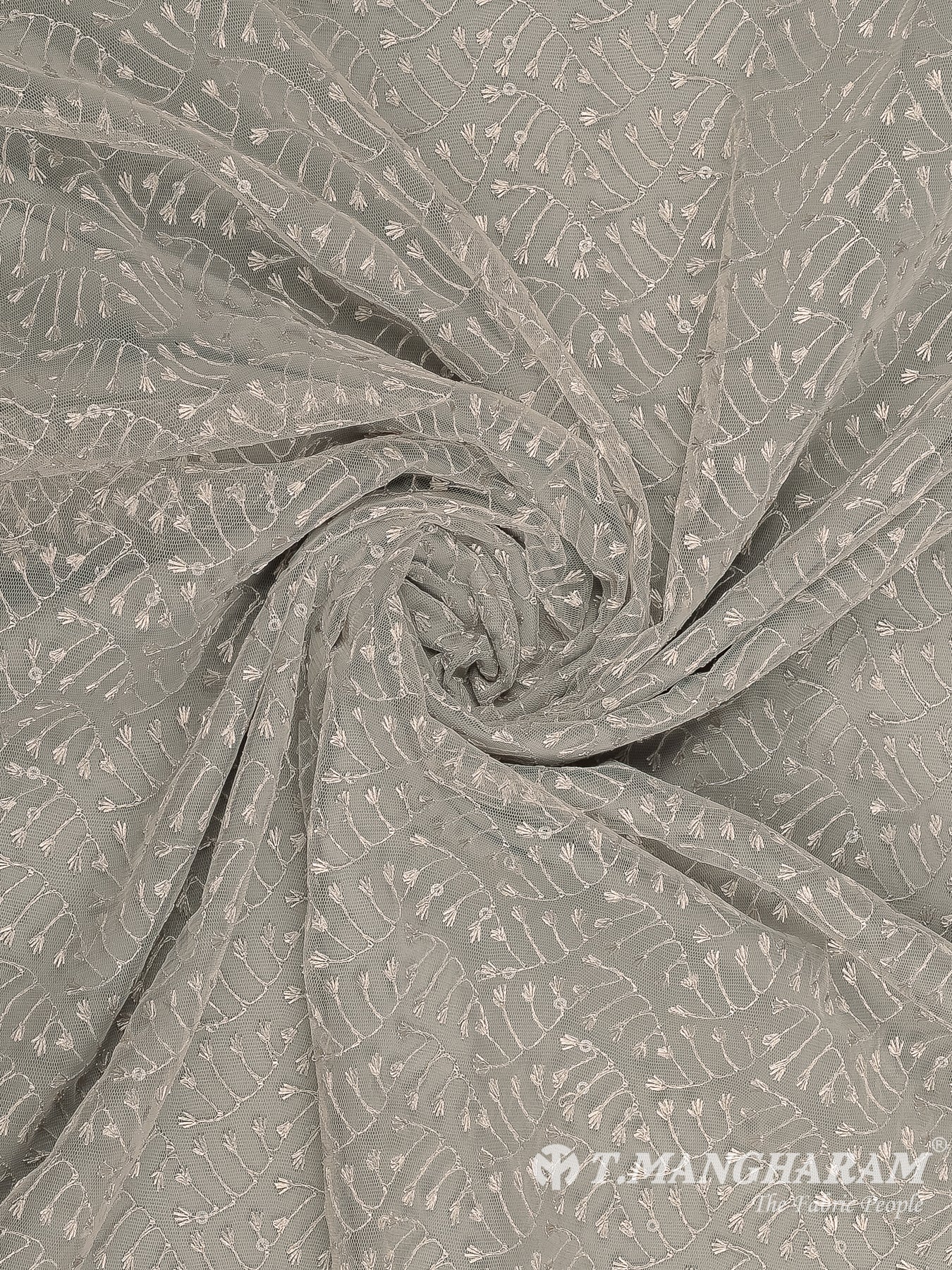 Beige Fancy Net Fabric - EB9521