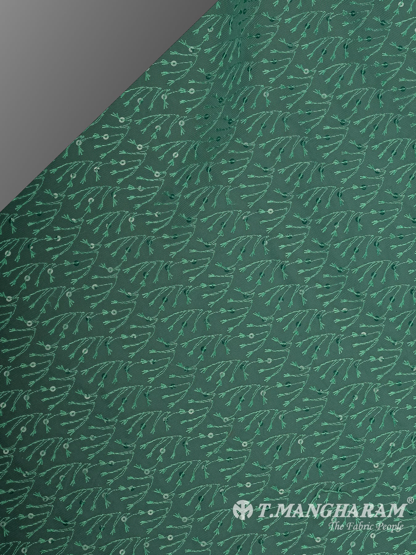 Green Fancy Net Fabric - EB9519