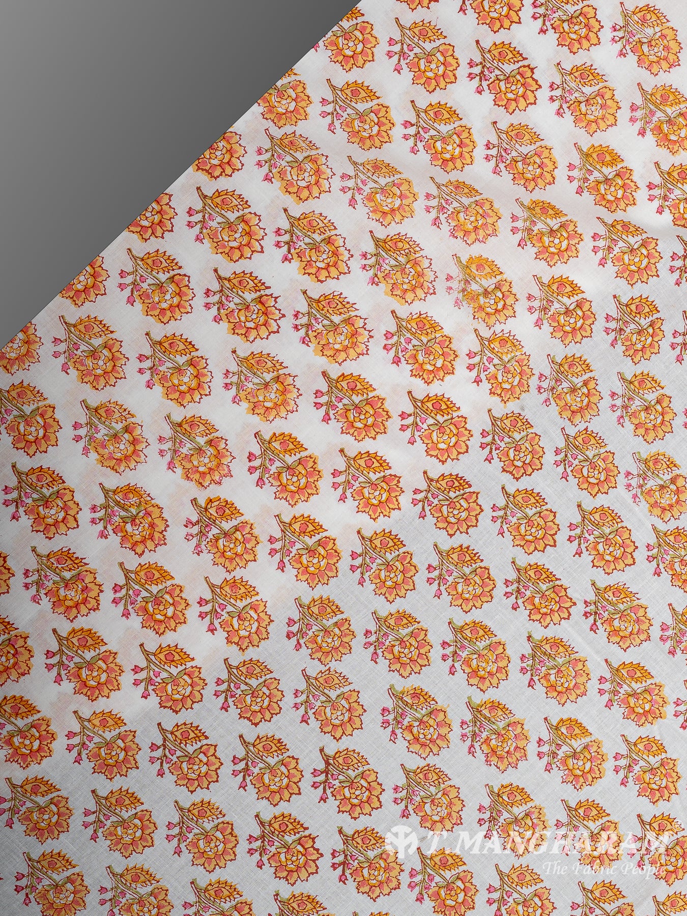 White Cotton Fabric - EC12202