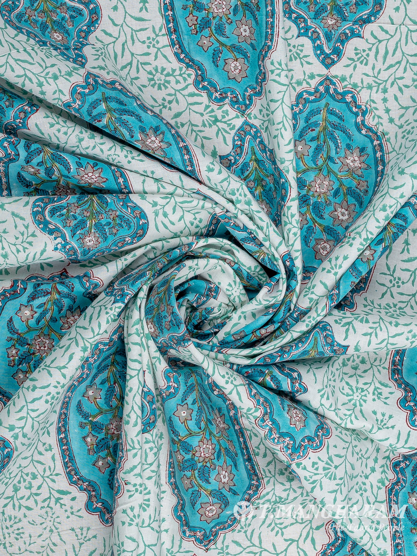 White Cotton Fabric - EC12212