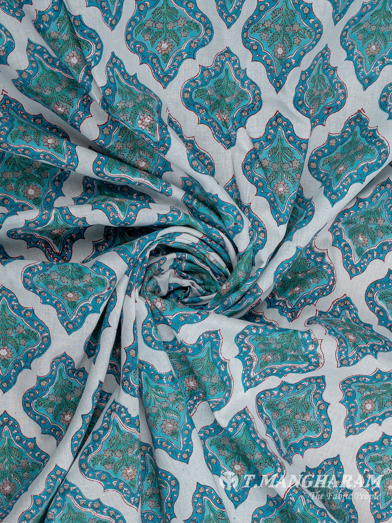 White Cotton Fabric - EC12211
