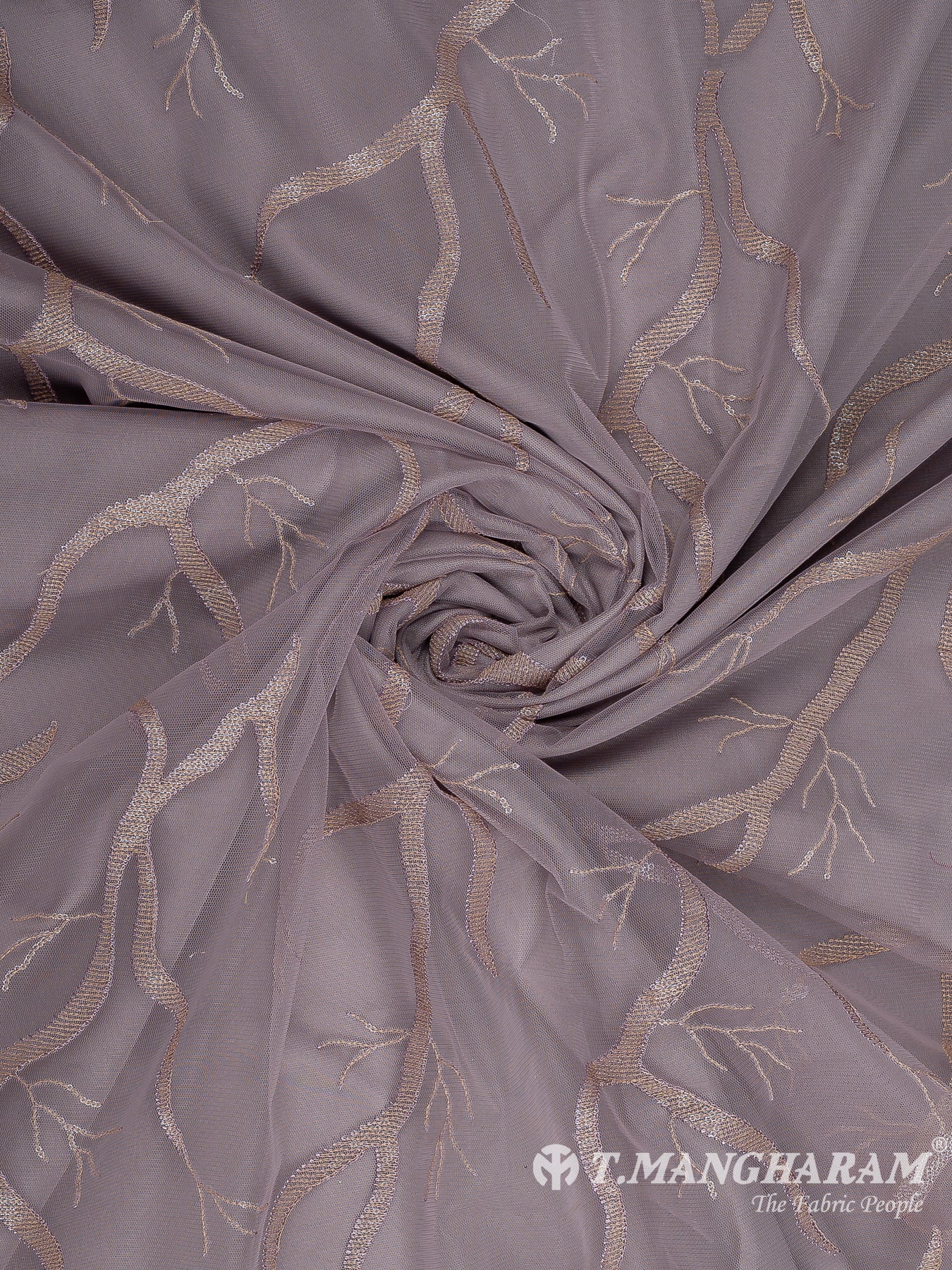 Violet Fancy Net Fabric - EB9707