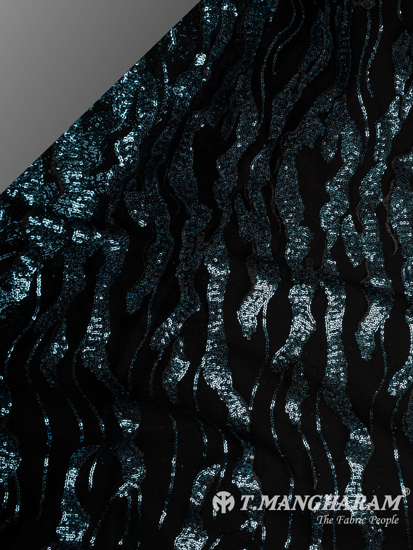 Green Fancy Net Fabric - EB9699