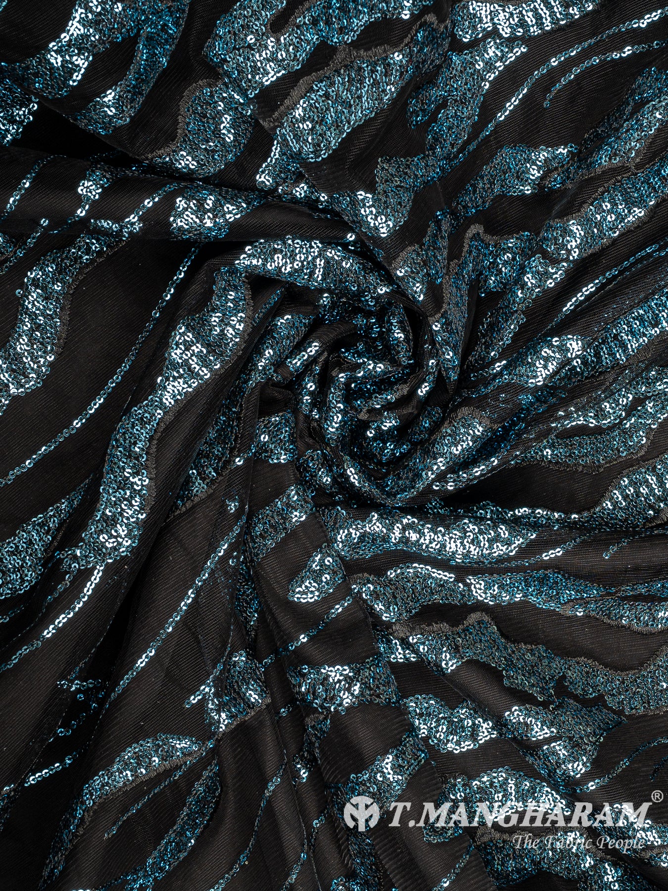 Green Fancy Net Fabric - EB9699