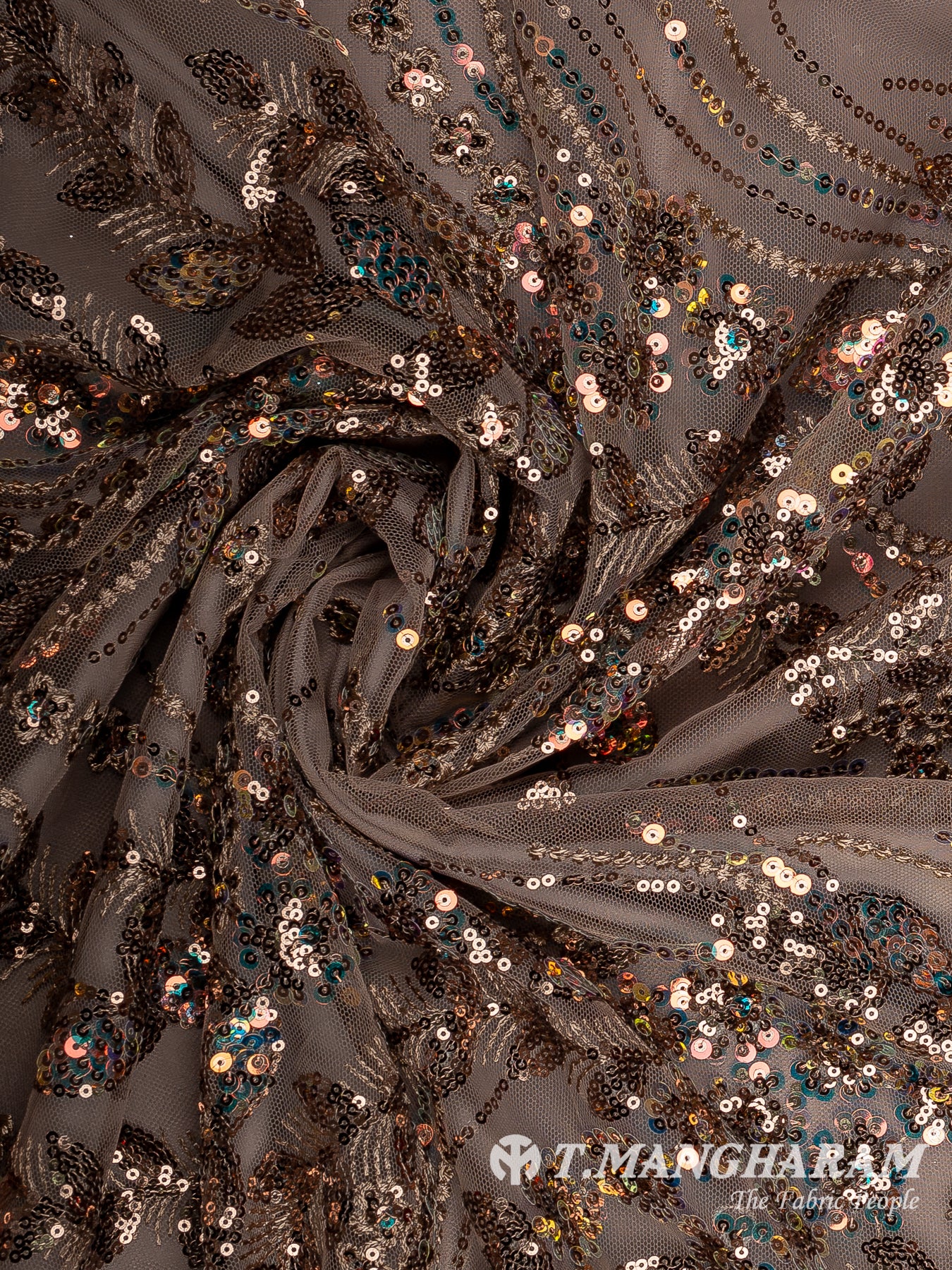 Mauve Fancy Net Fabric - EB9498