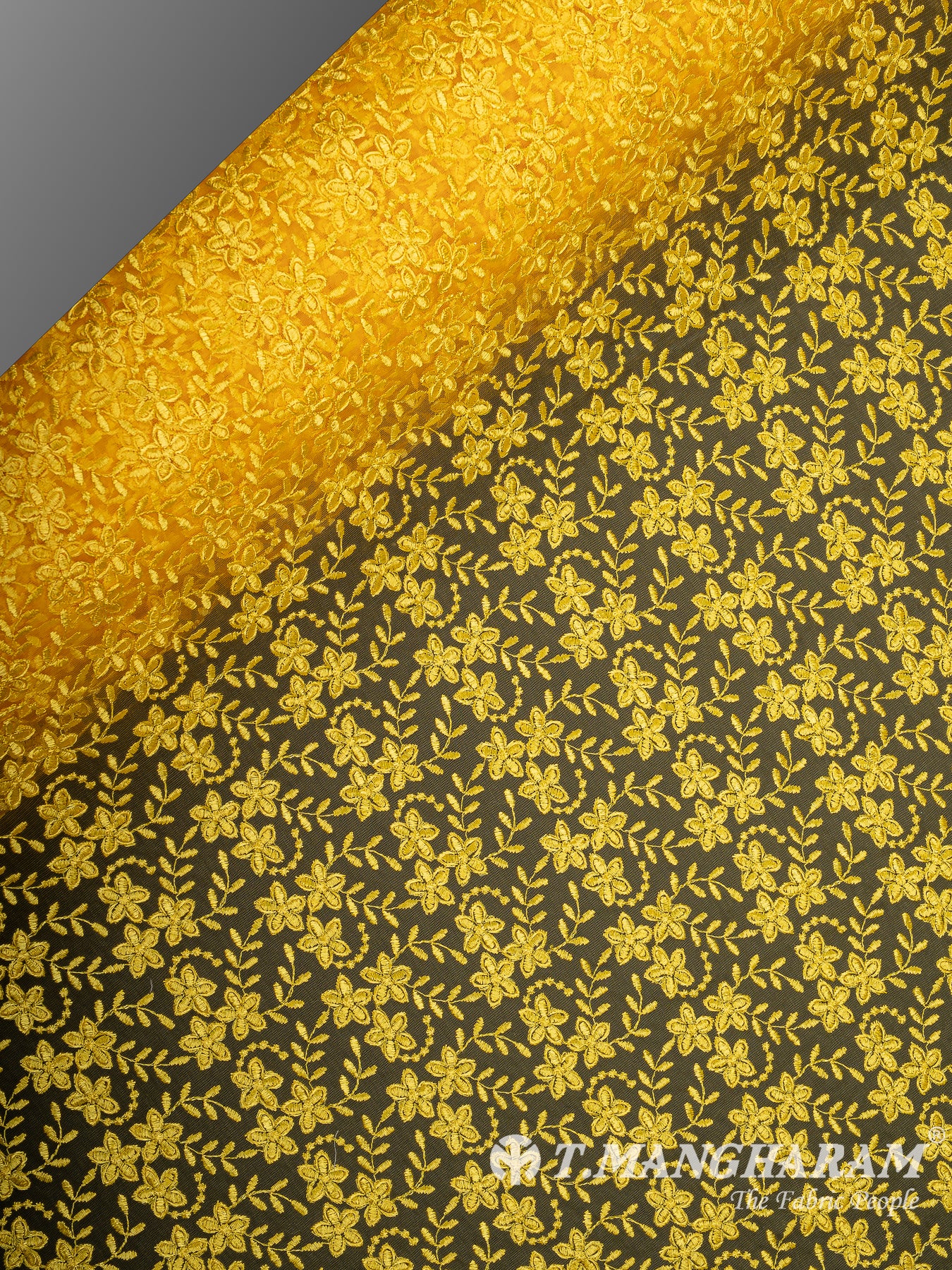 Yellow Net Fabric - EB9922