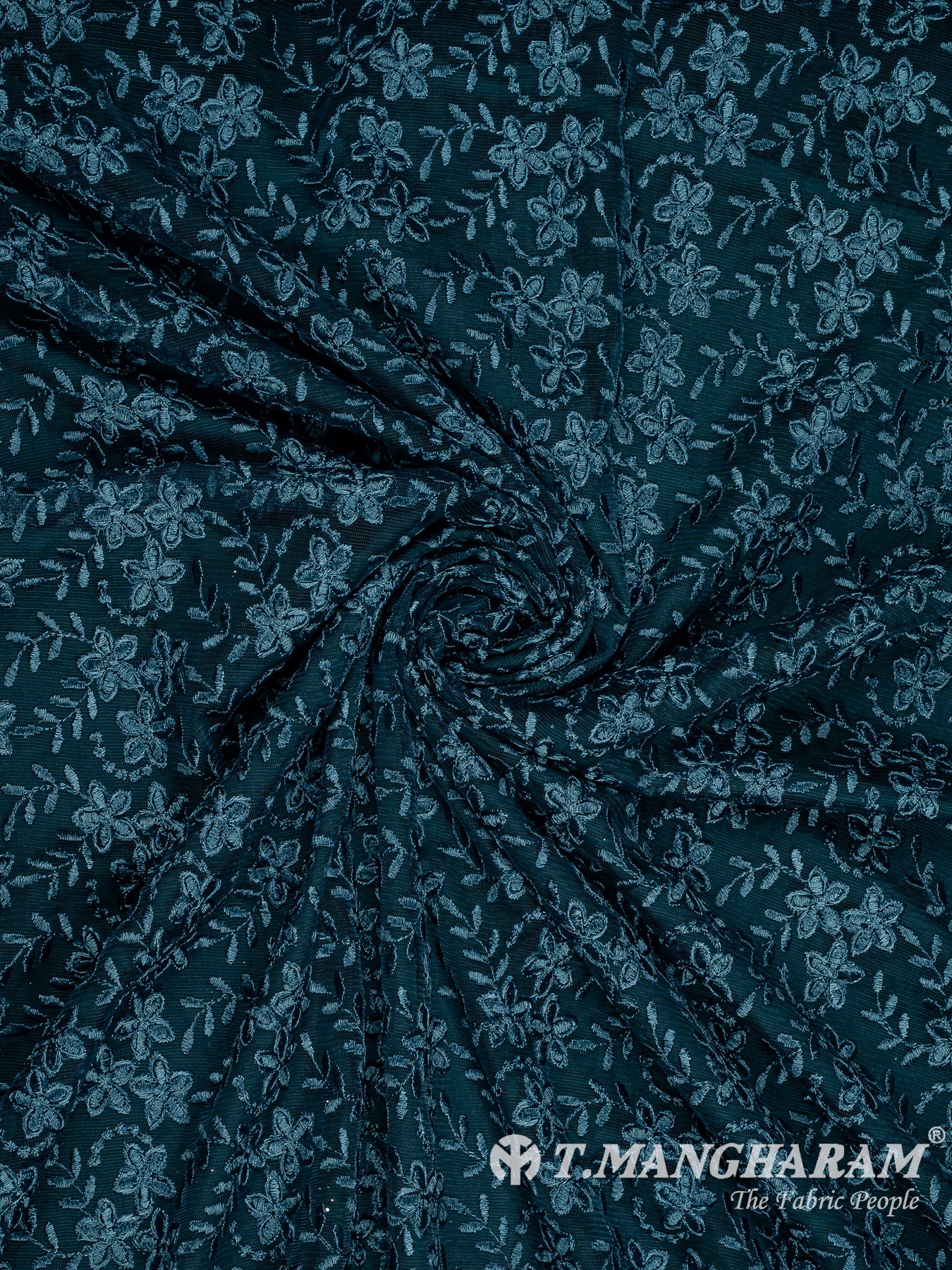 Blue Net Fabric - EB9916