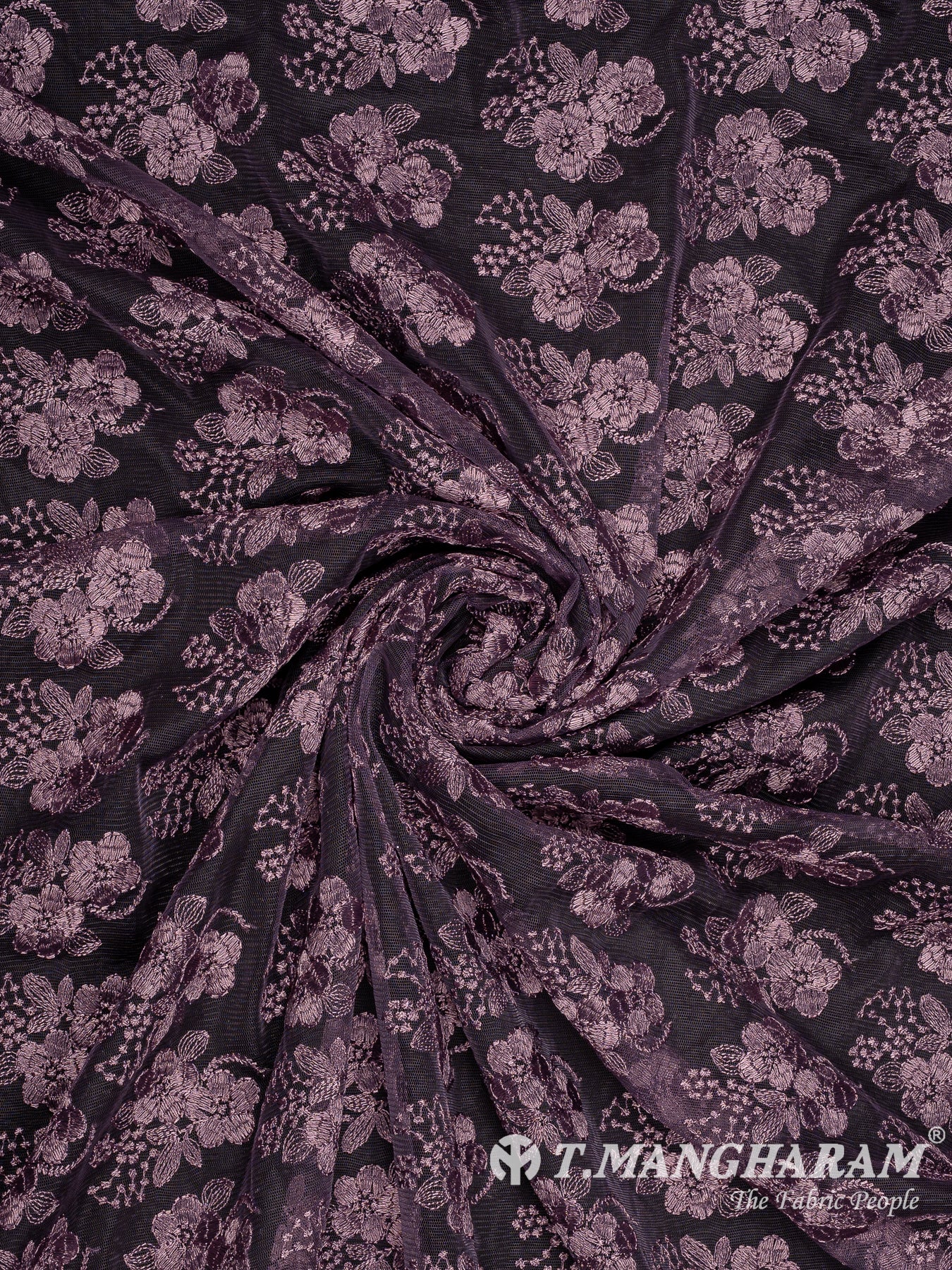 Purple Net Fabric - EB9917